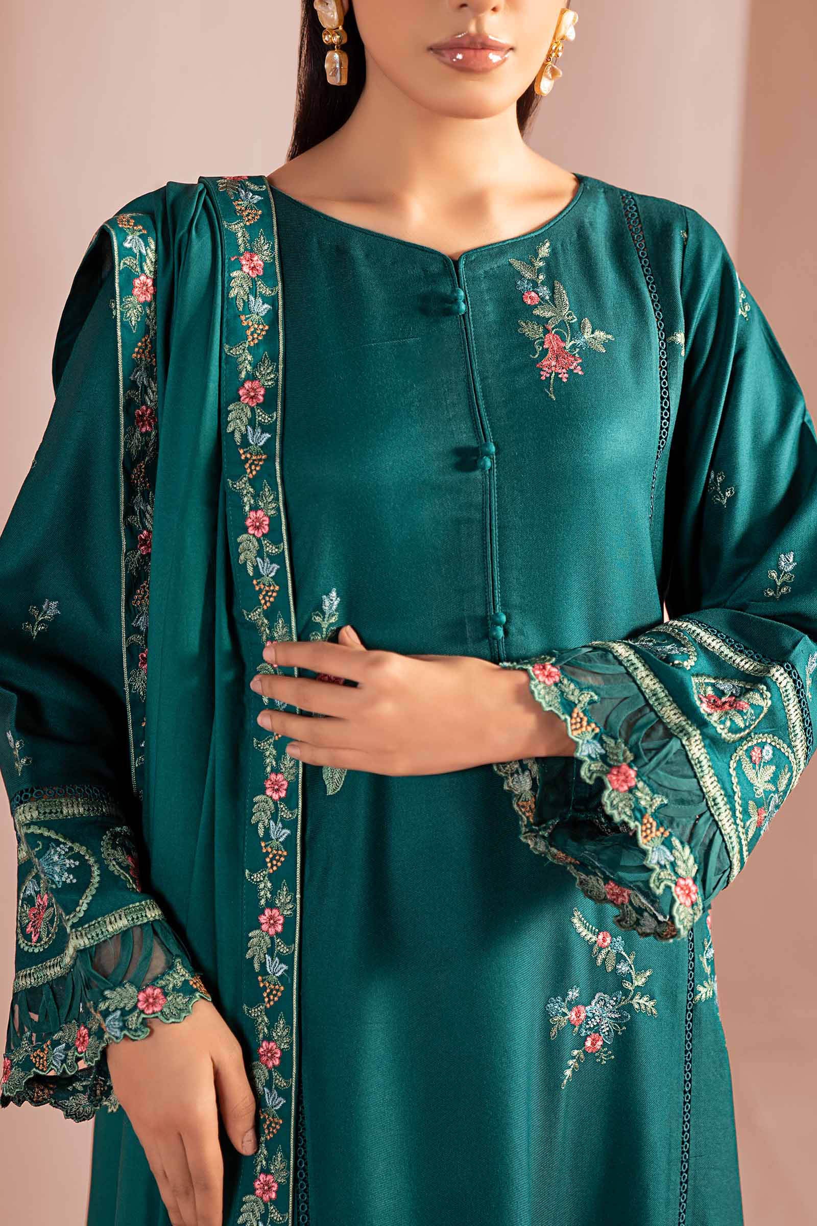 3 Piece Embroidered Marina Suit - Image 2