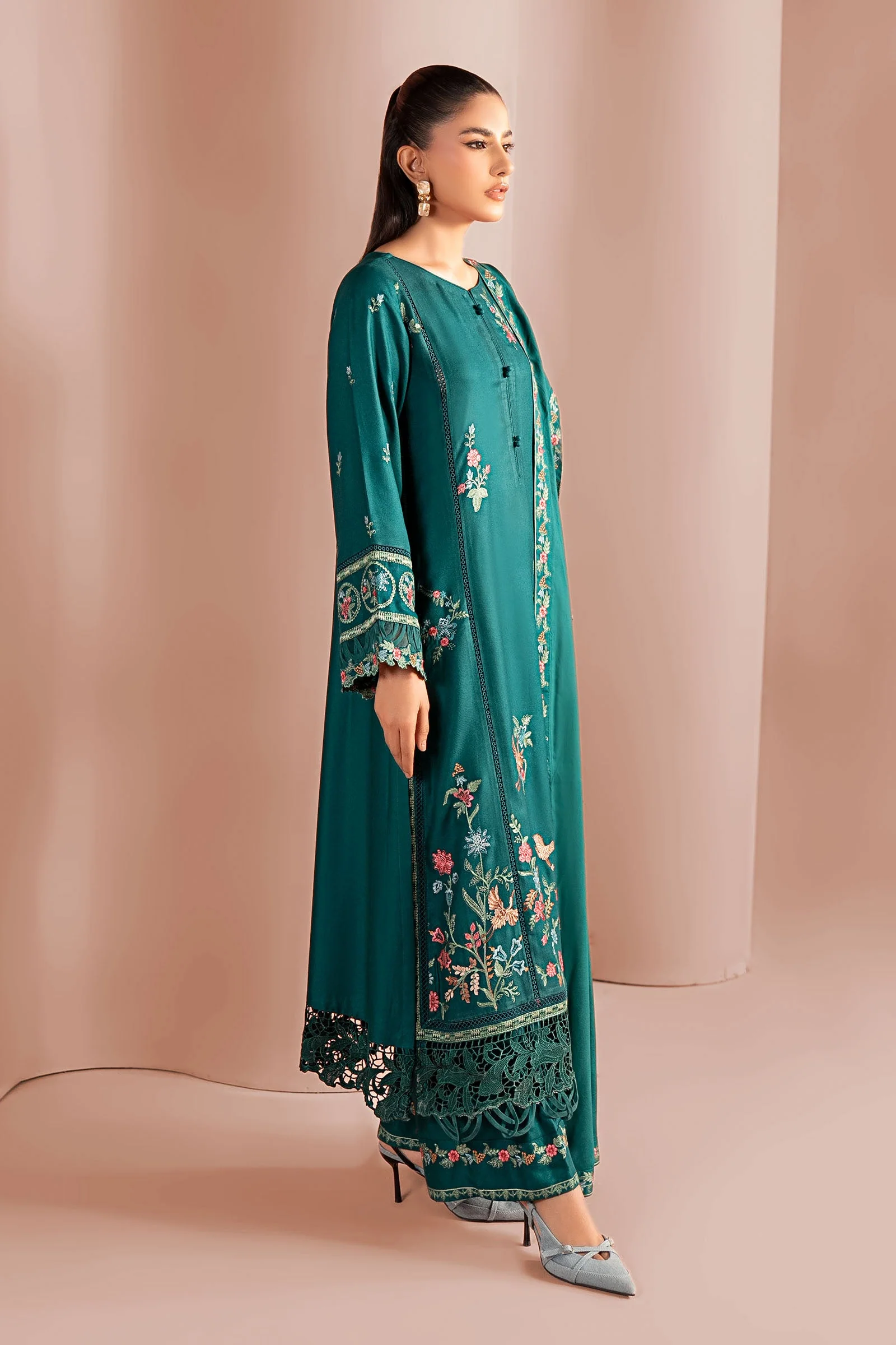 3 Piece Embroidered Marina Suit - Image 7