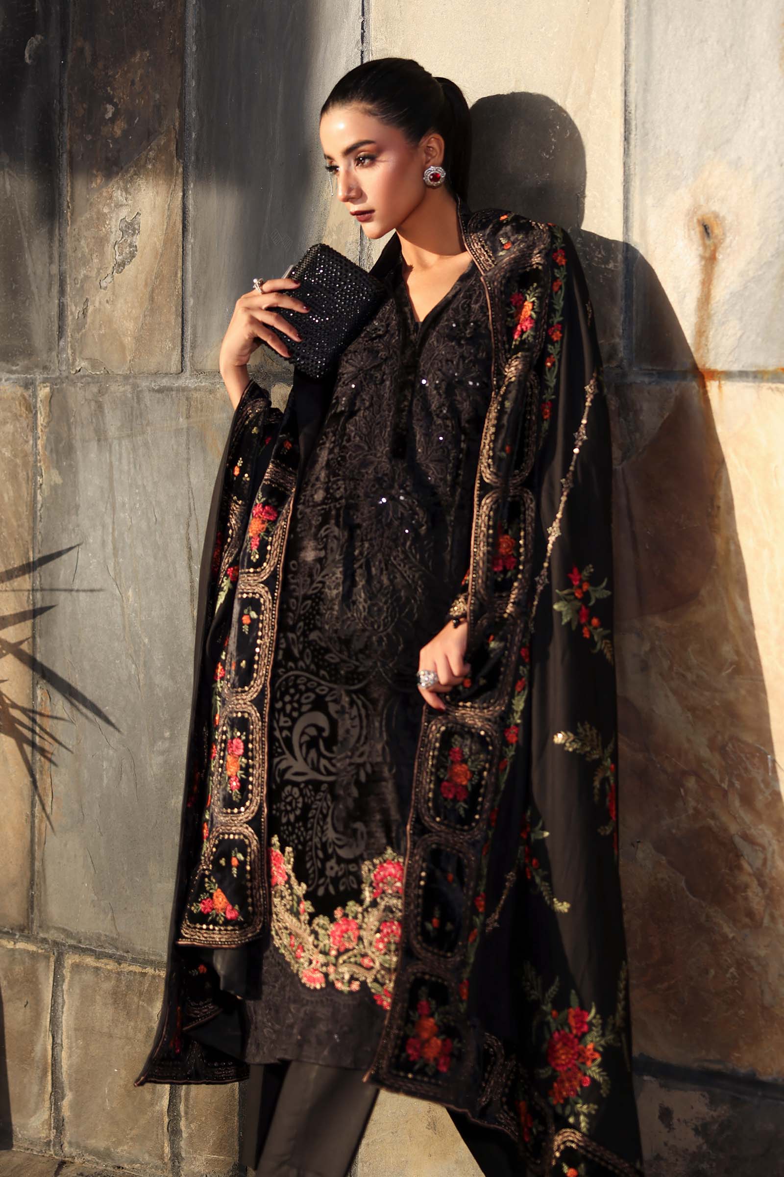 3 Piece Embroidered Palachi Suit - Image 4