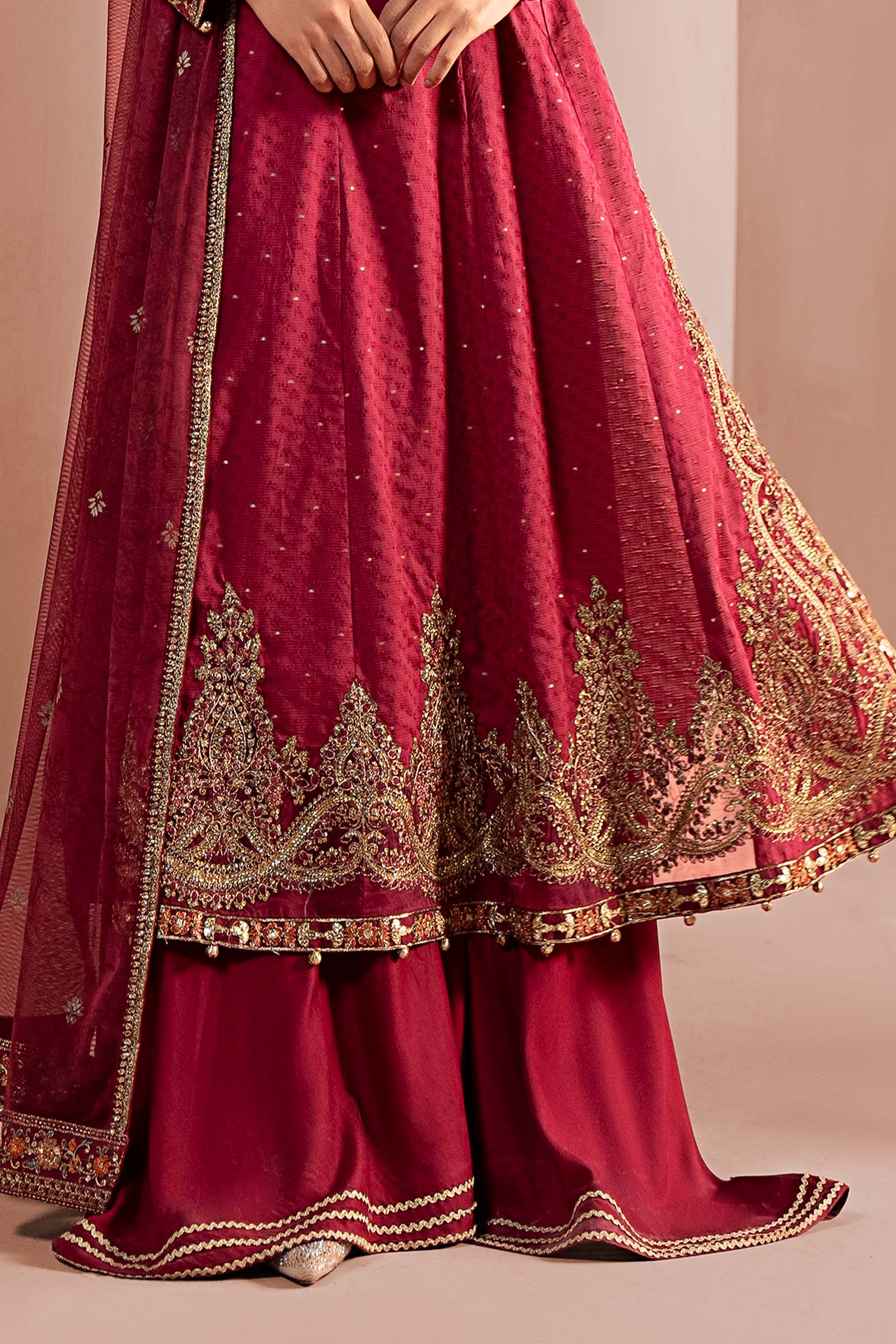 3 Piece Embroidered Filament Viscose Suit - Image 7