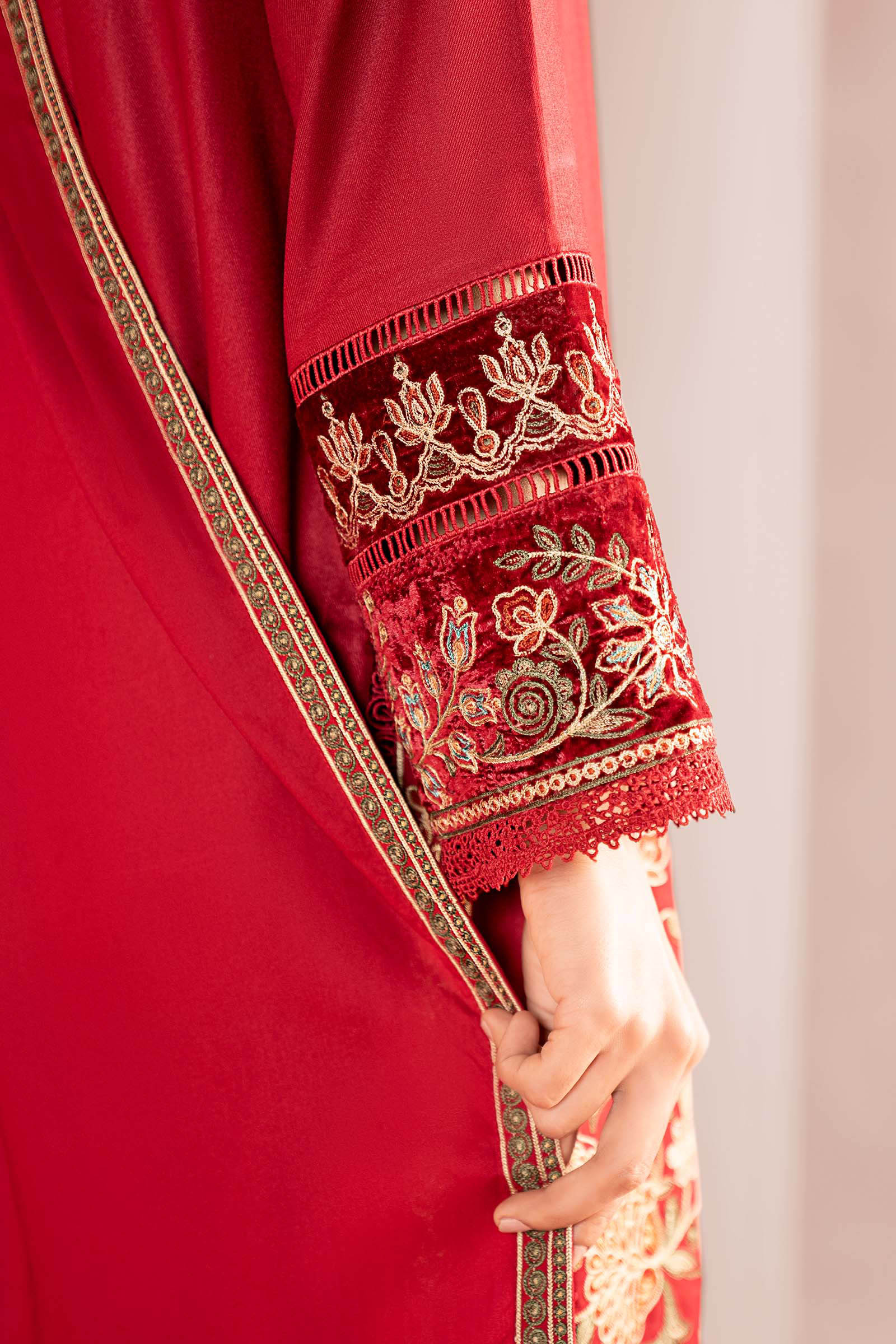3 Piece Embroidered Marina Suit - Image 6
