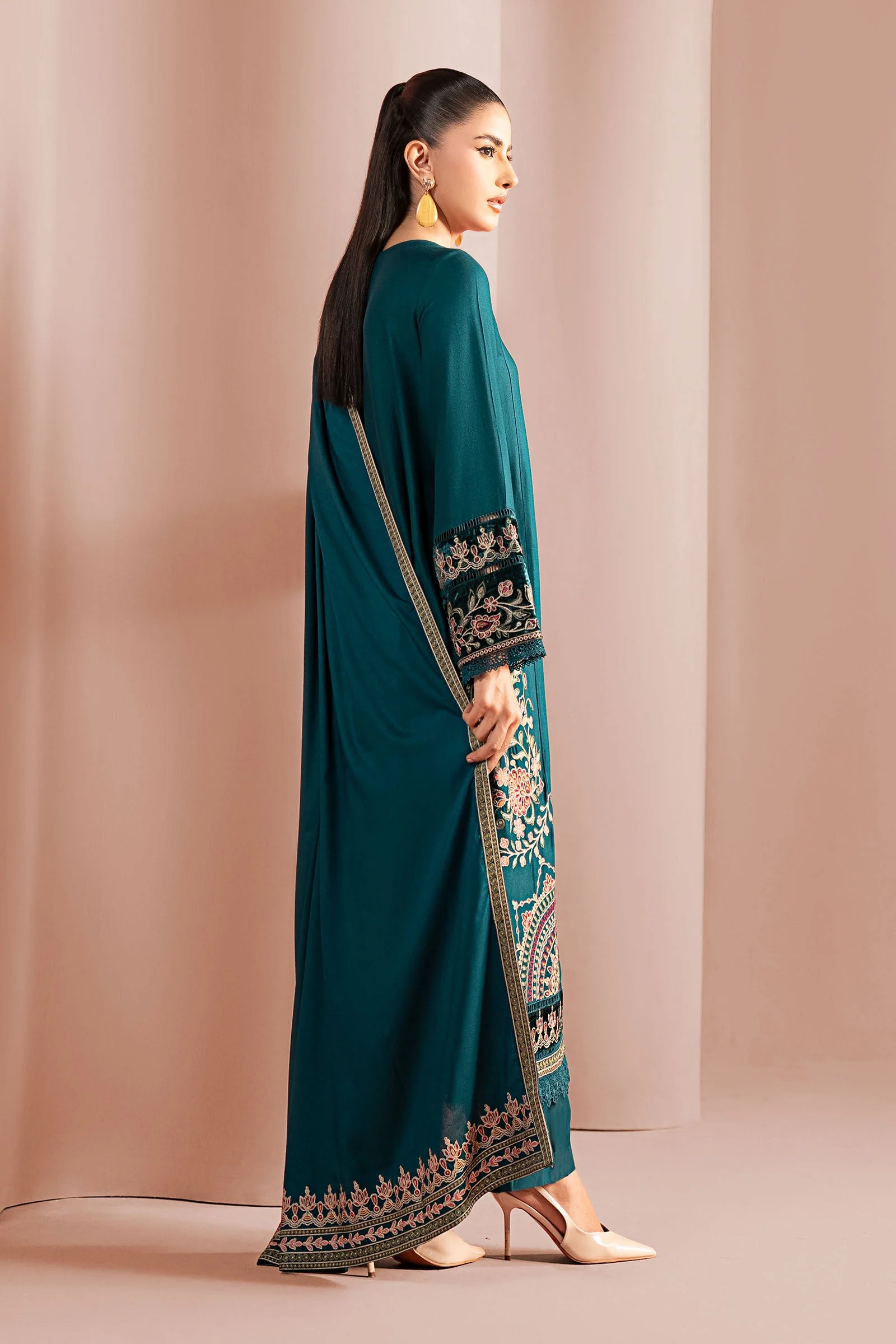 3 Piece Embroidered Marina Suit - Image 2