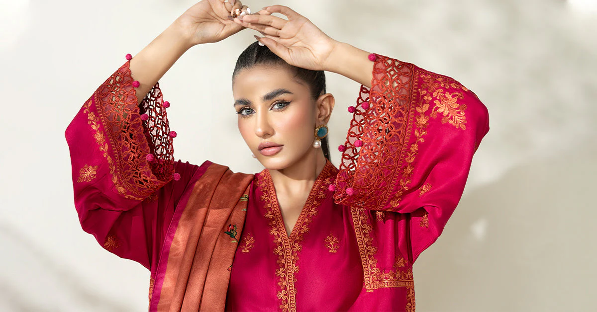 3 Piece Embroidered Marina Suit - Image 5