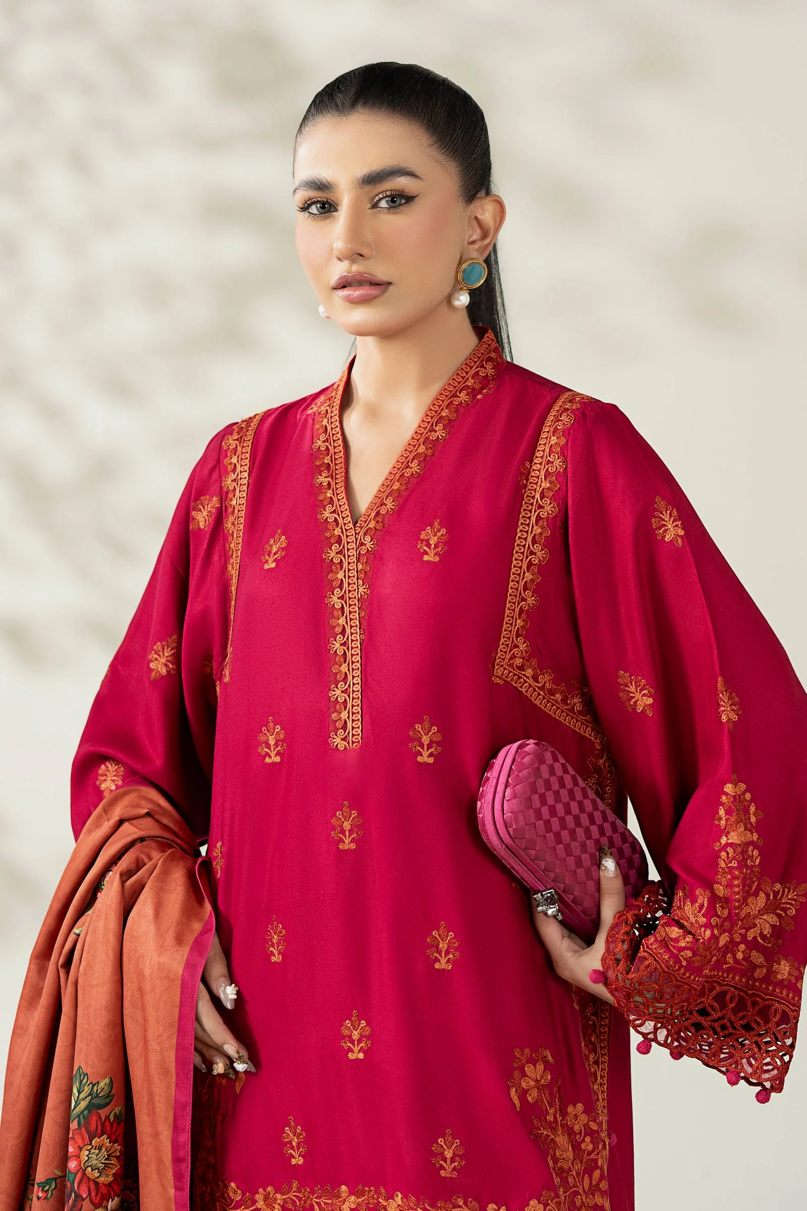3 Piece Embroidered Marina Suit - Image 6