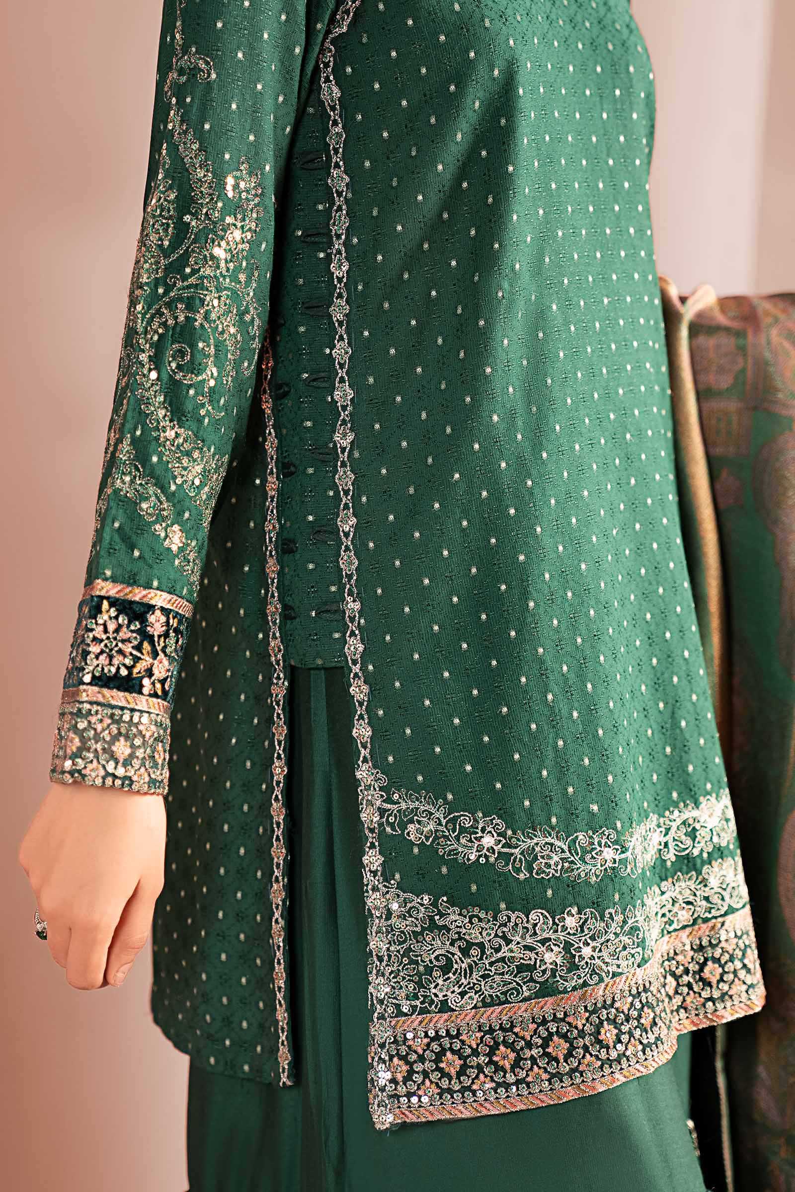 3 Piece Embroidered Viscose Suit - Image 4