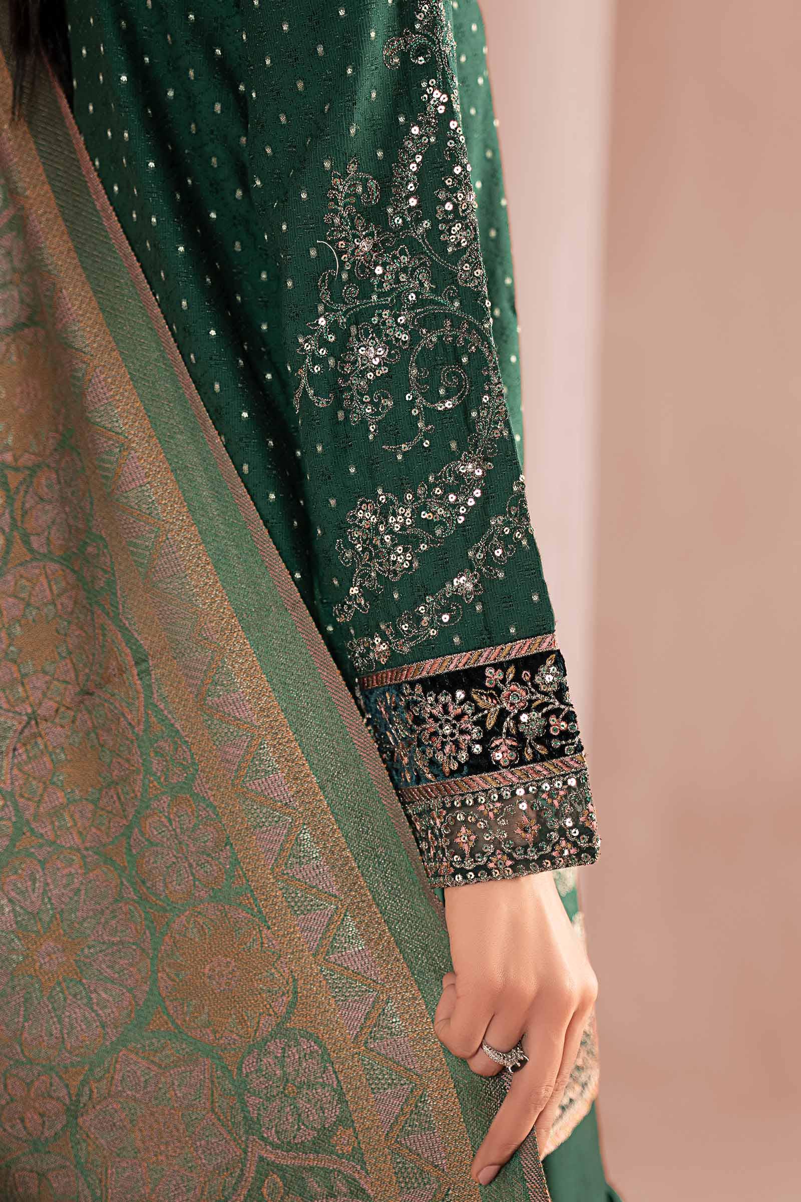 3 Piece Embroidered Viscose Suit - Image 5