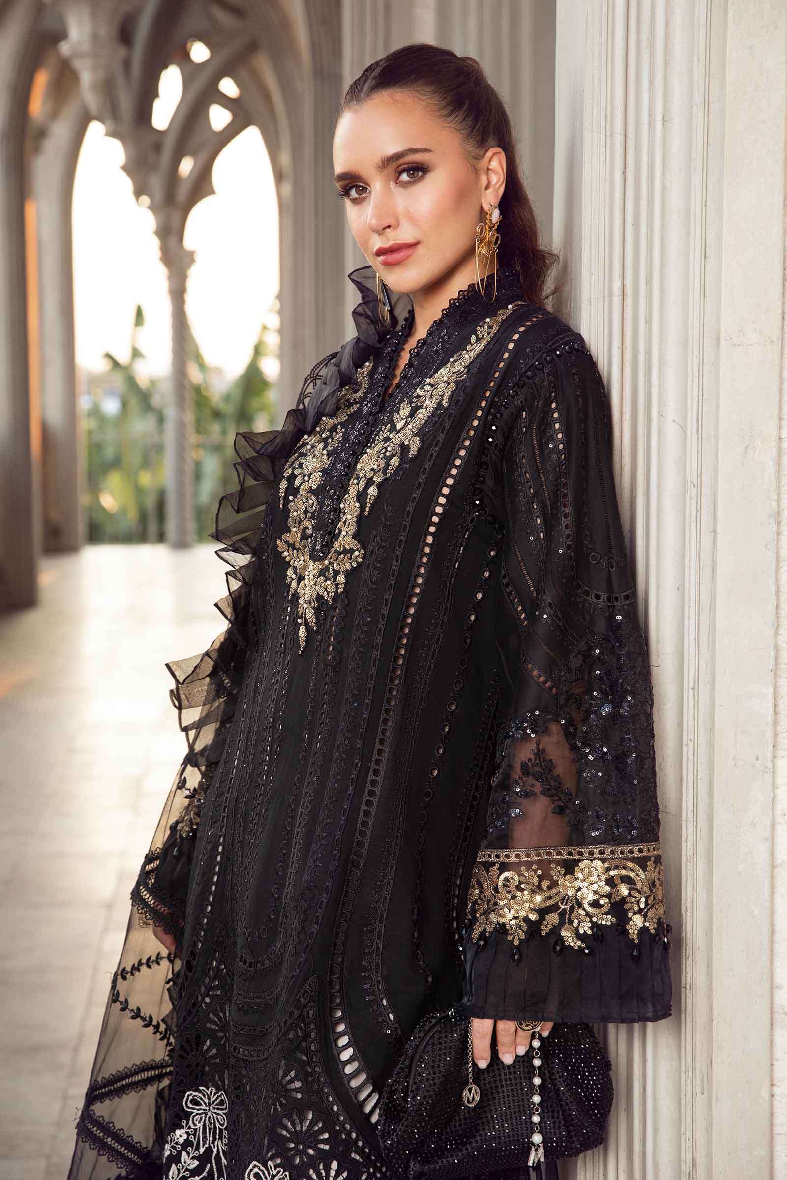 3 Piece - Unstitched Suit | EID LAWN-24-03 - Image 2