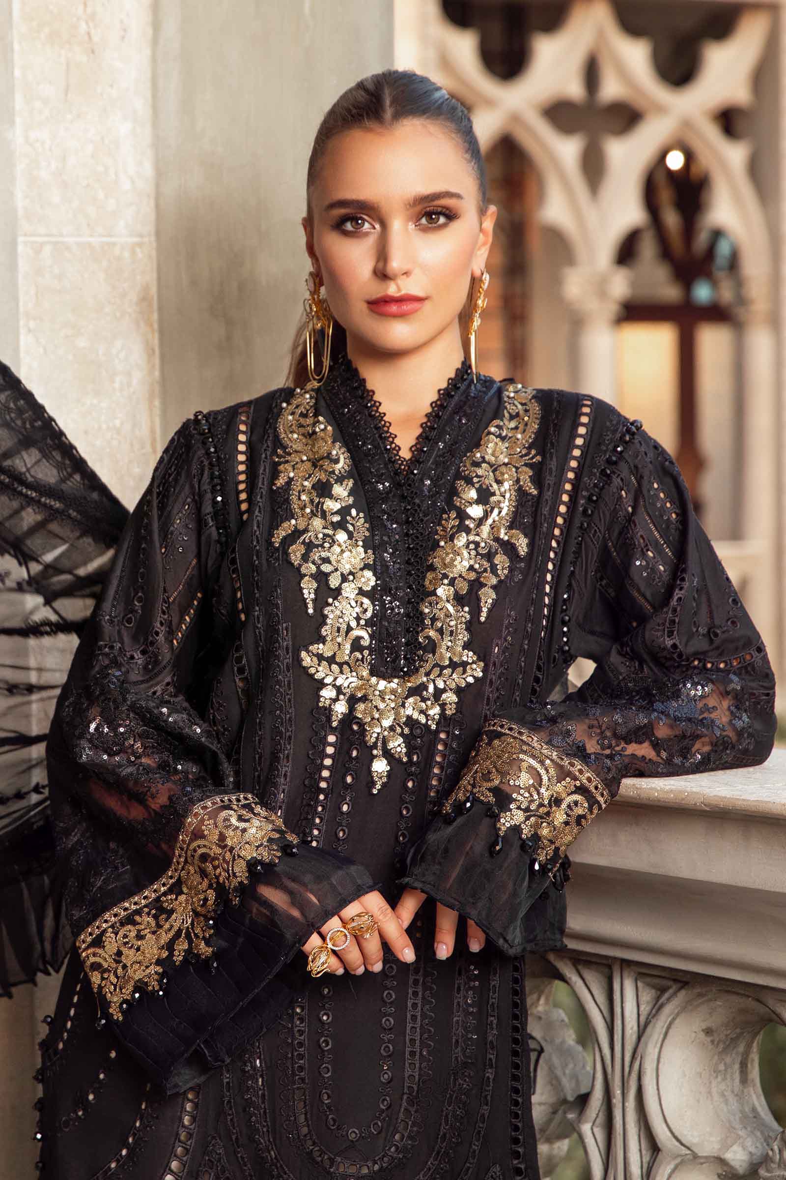3 Piece - Unstitched Suit | EID LAWN-24-03 - Image 3