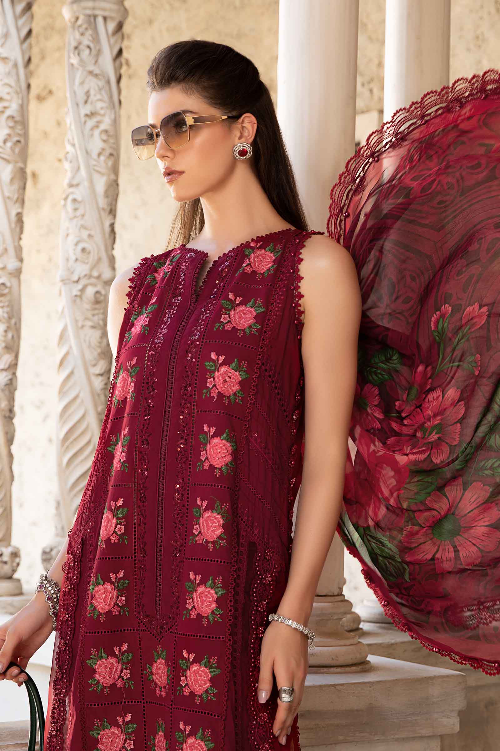 3 Piece - Unstitched Suit | EID LAWN-24-05 - Image 2
