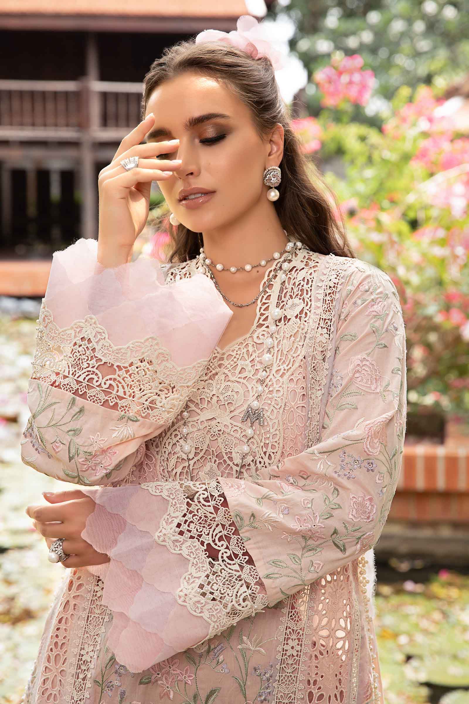 3 Piece - Unstitched Suit | EID LAWN-24-07 - Image 3