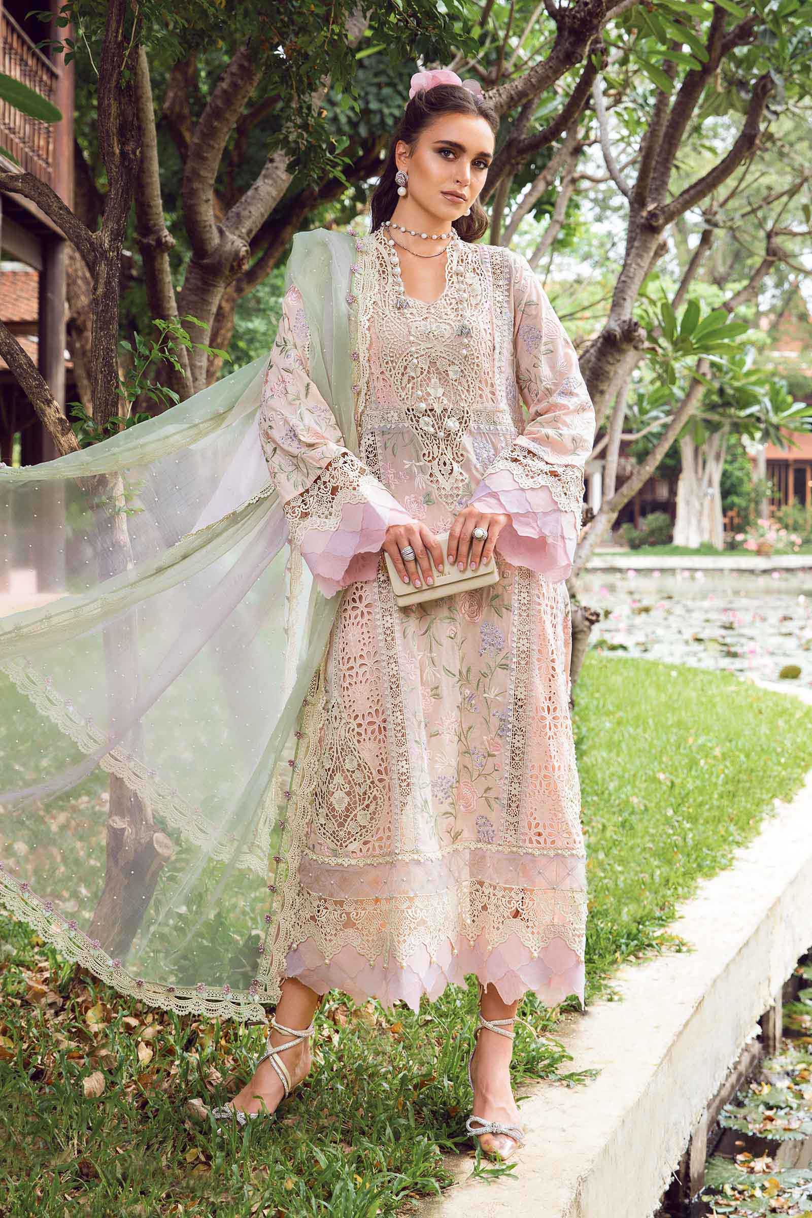 3 Piece - Unstitched Suit | EID LAWN-24-07 - Image 7