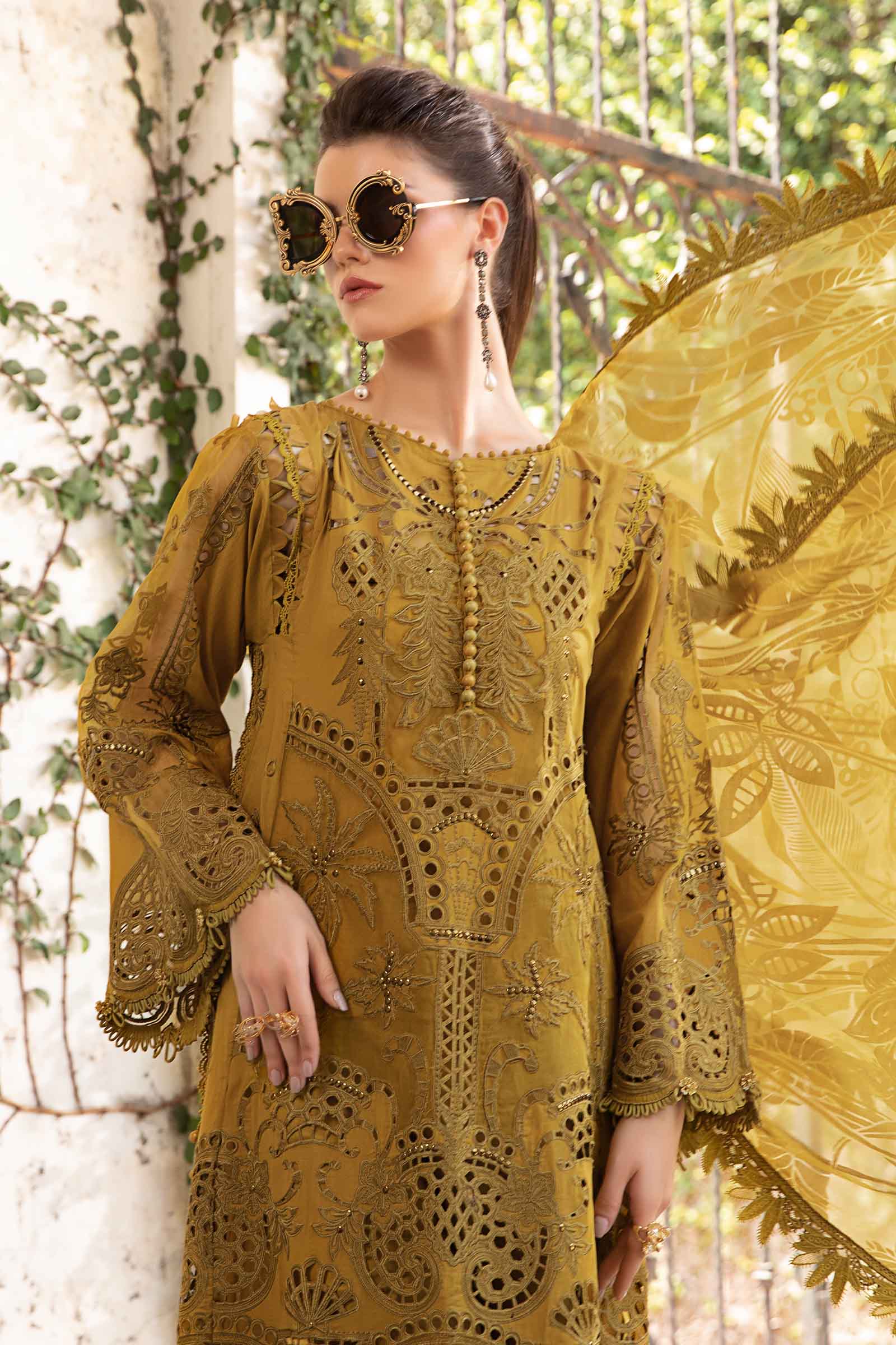 3 Piece - Unstitched Suit | EID LAWN-24-08 - Image 3