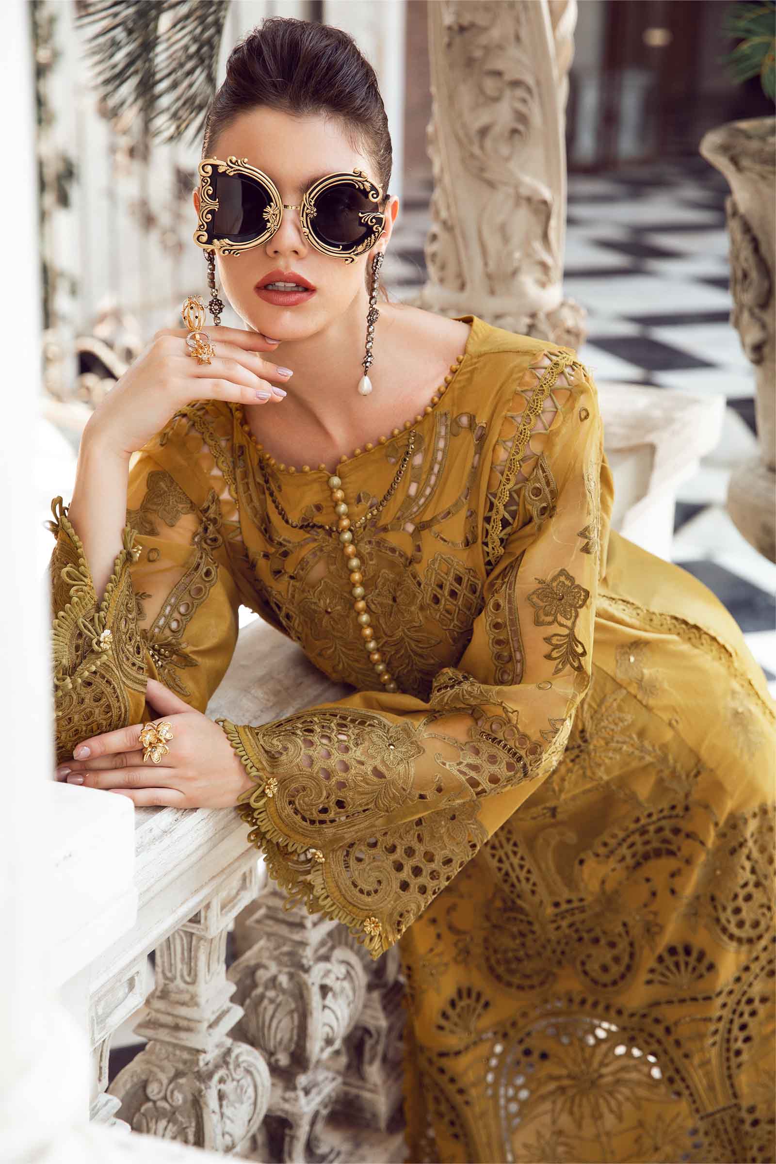 3 Piece - Unstitched Suit | EID LAWN-24-08 - Image 4
