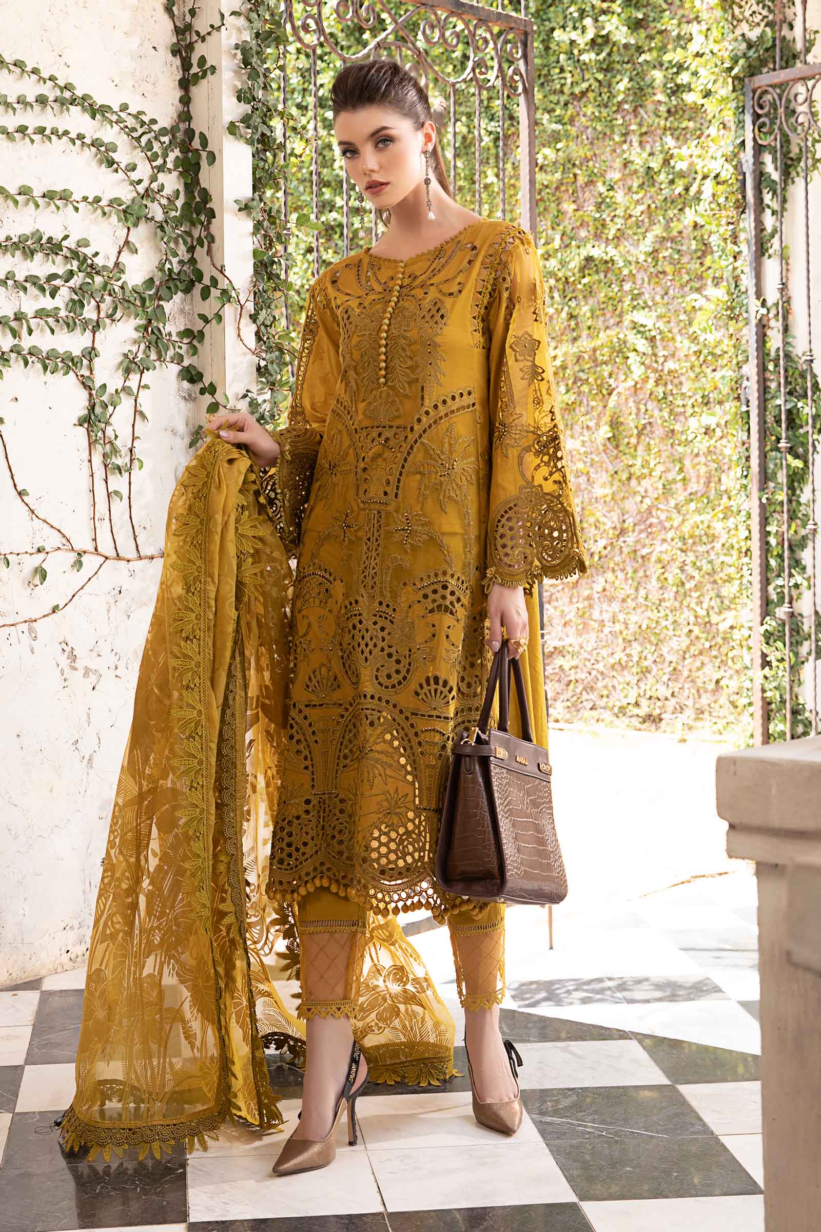 3 Piece - Unstitched Suit | EID LAWN-24-08 - Image 6