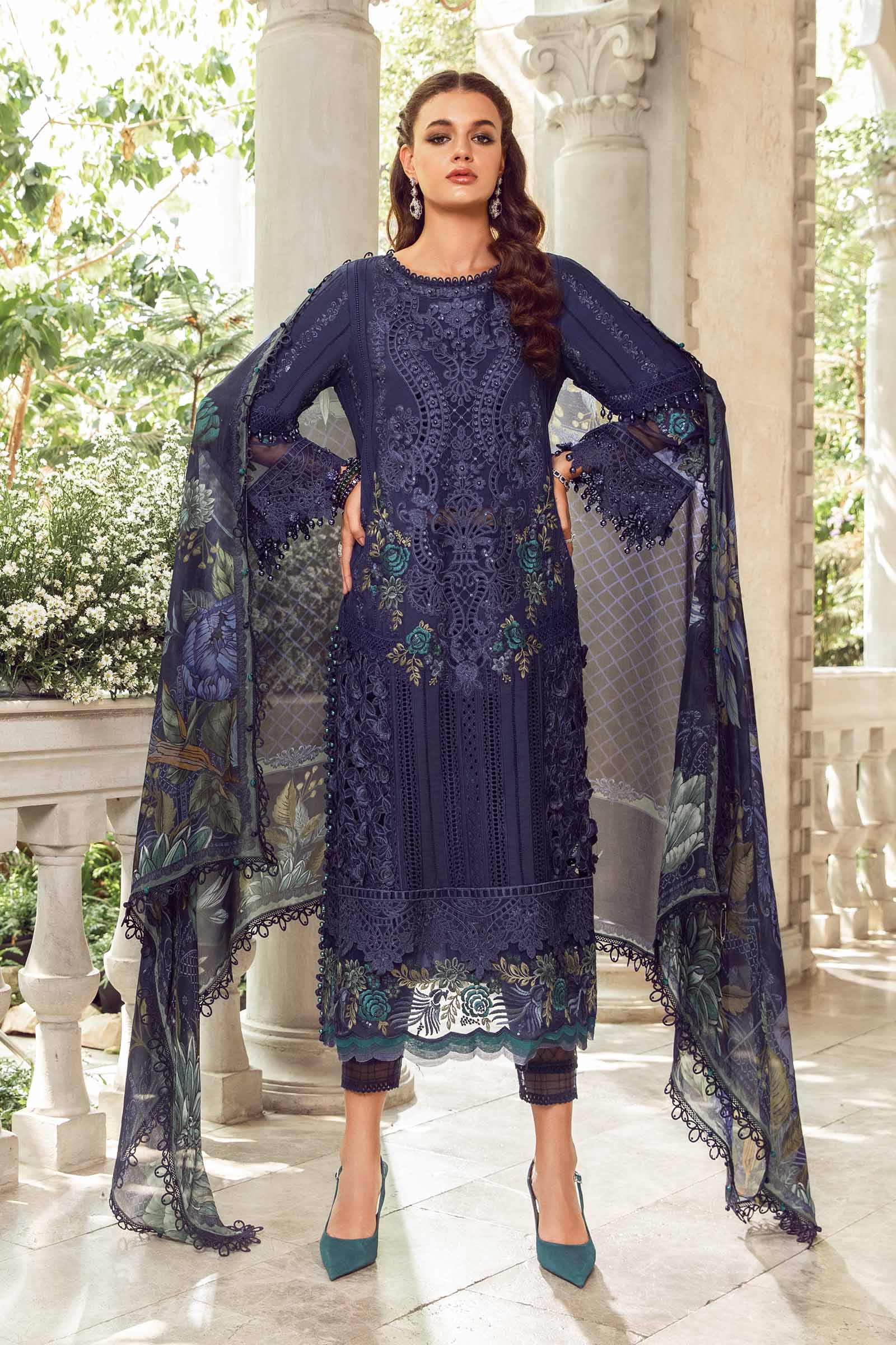 3 Piece - Unstitched Suit | EID LAWN-24-09 - Image 5