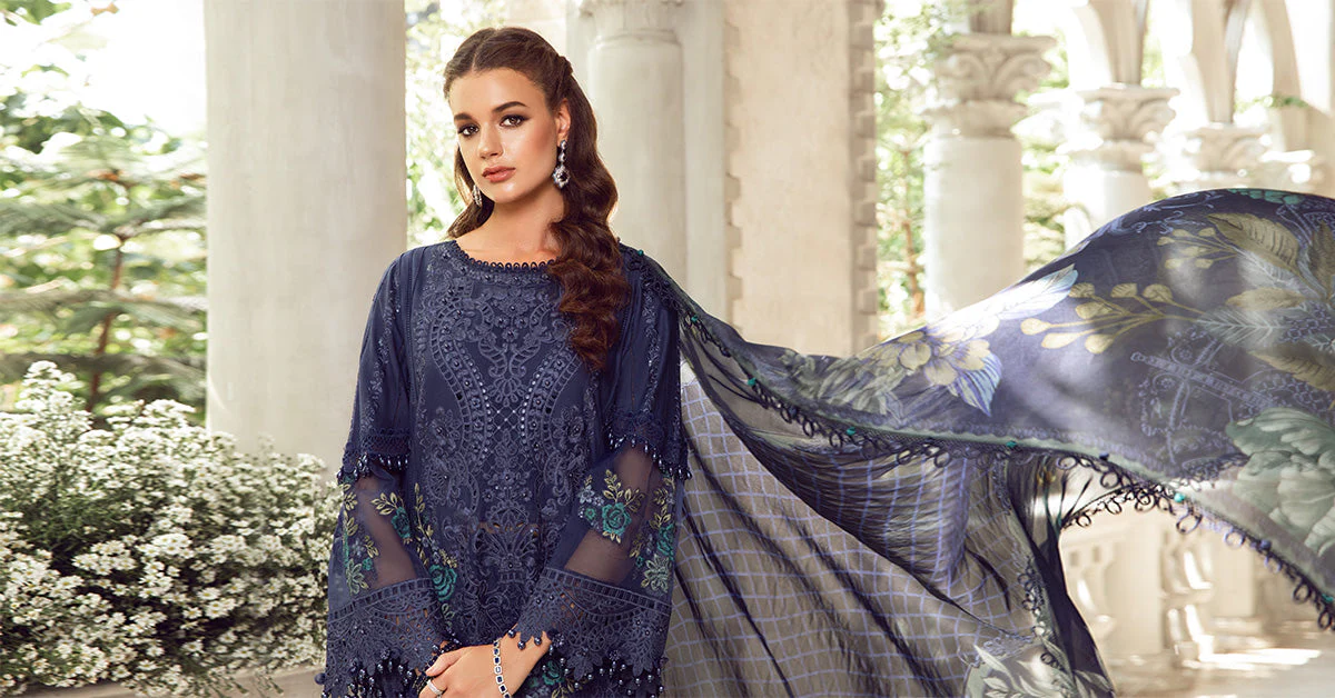 3 Piece - Unstitched Suit | EID LAWN-24-09 - Image 7