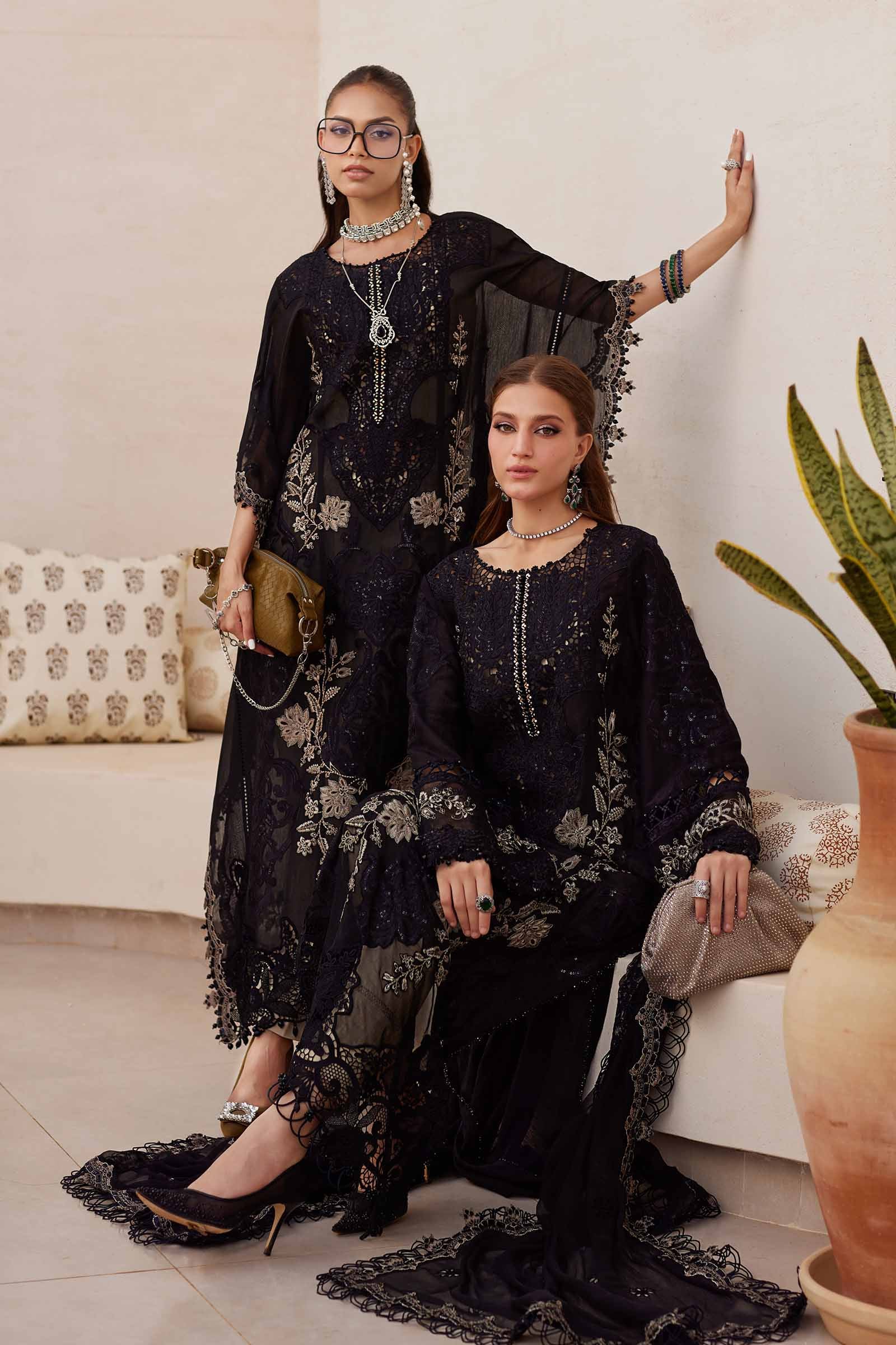 3 Piece Unstitched Embroidered Paper Cotton Suit | EID LAWN-25-03 - Image 5