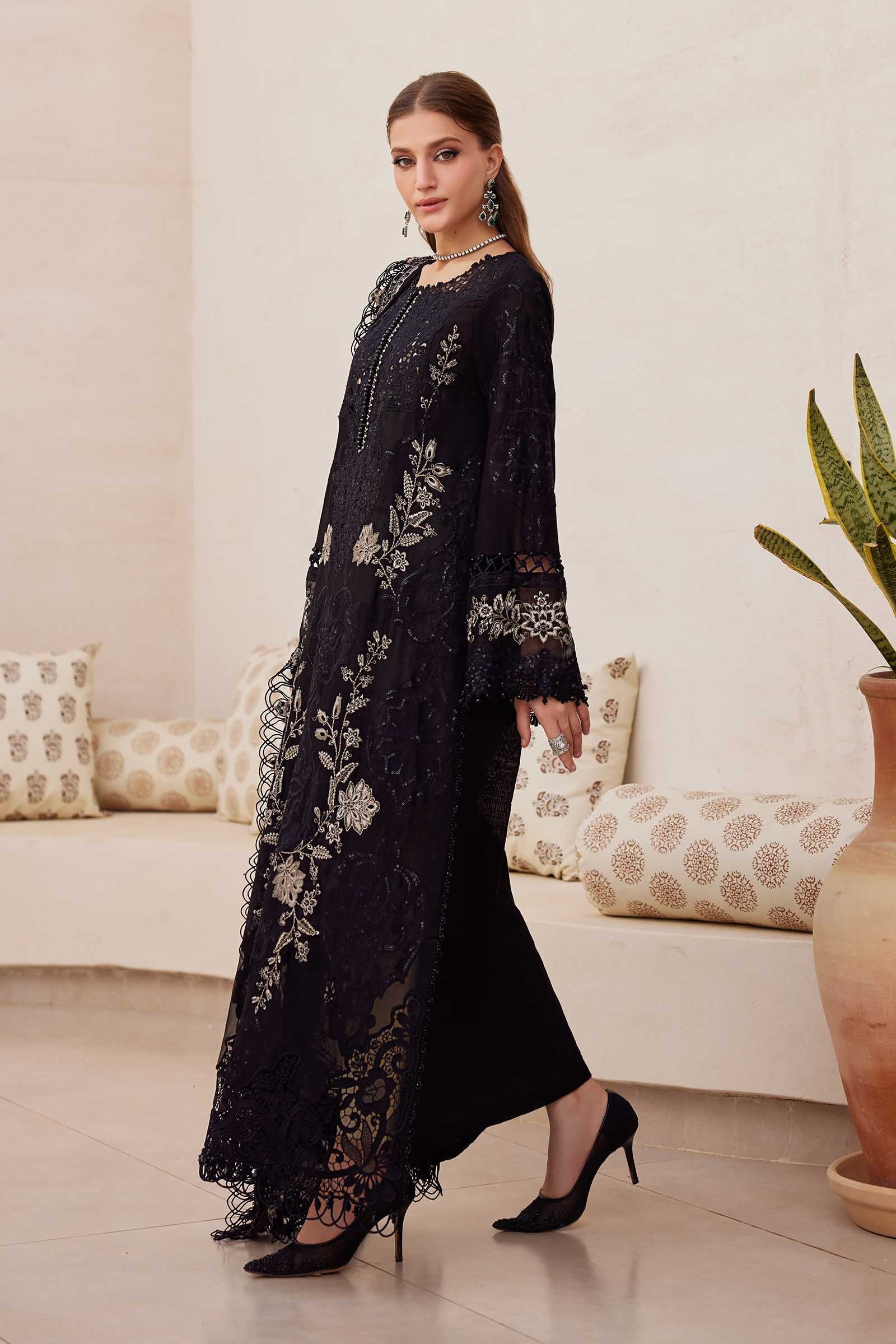 3 Piece Unstitched Embroidered Paper Cotton Suit | EID LAWN-25-03 - Image 6