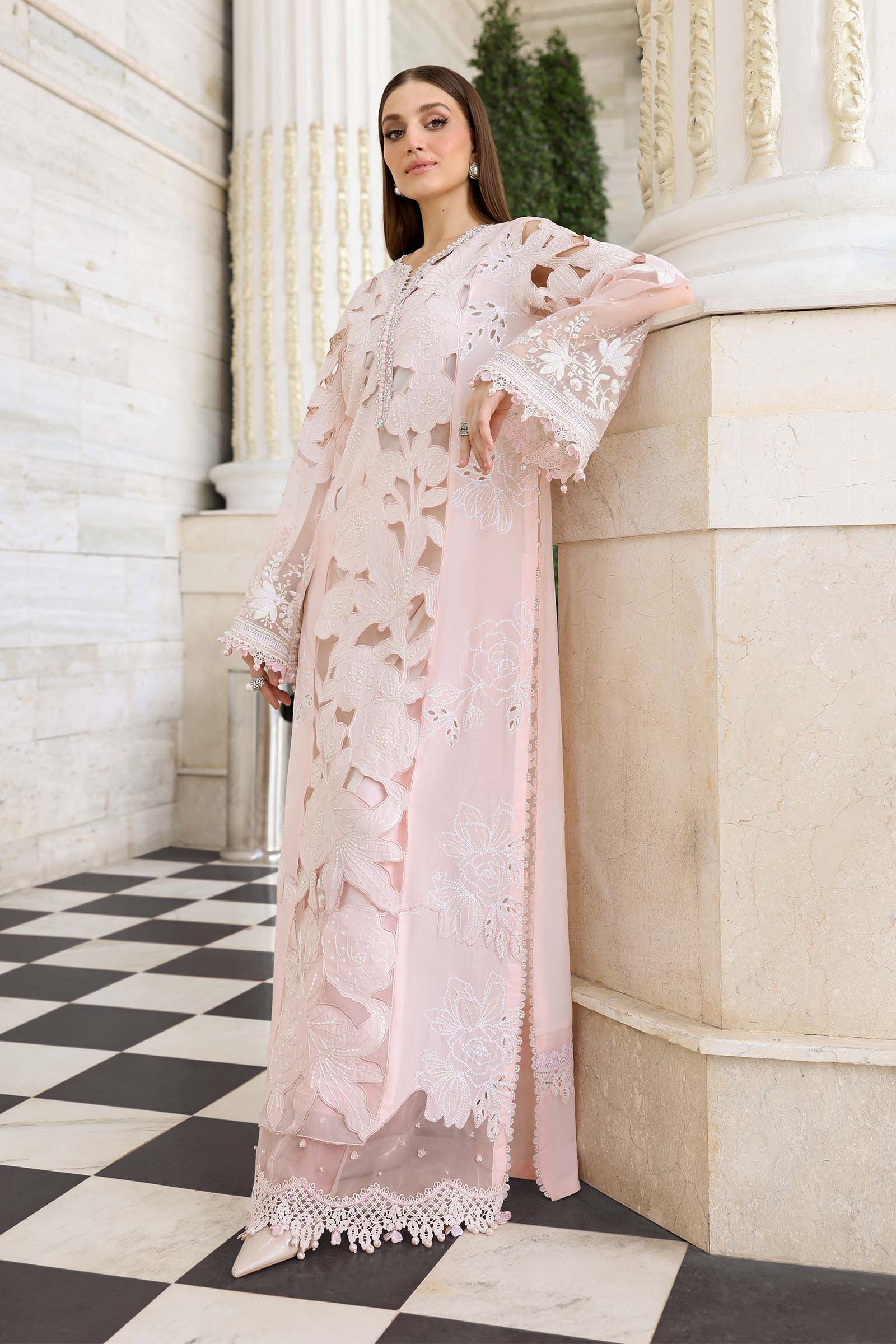 3 Piece Unstitched Embroidered Lawn Suit - Image 10