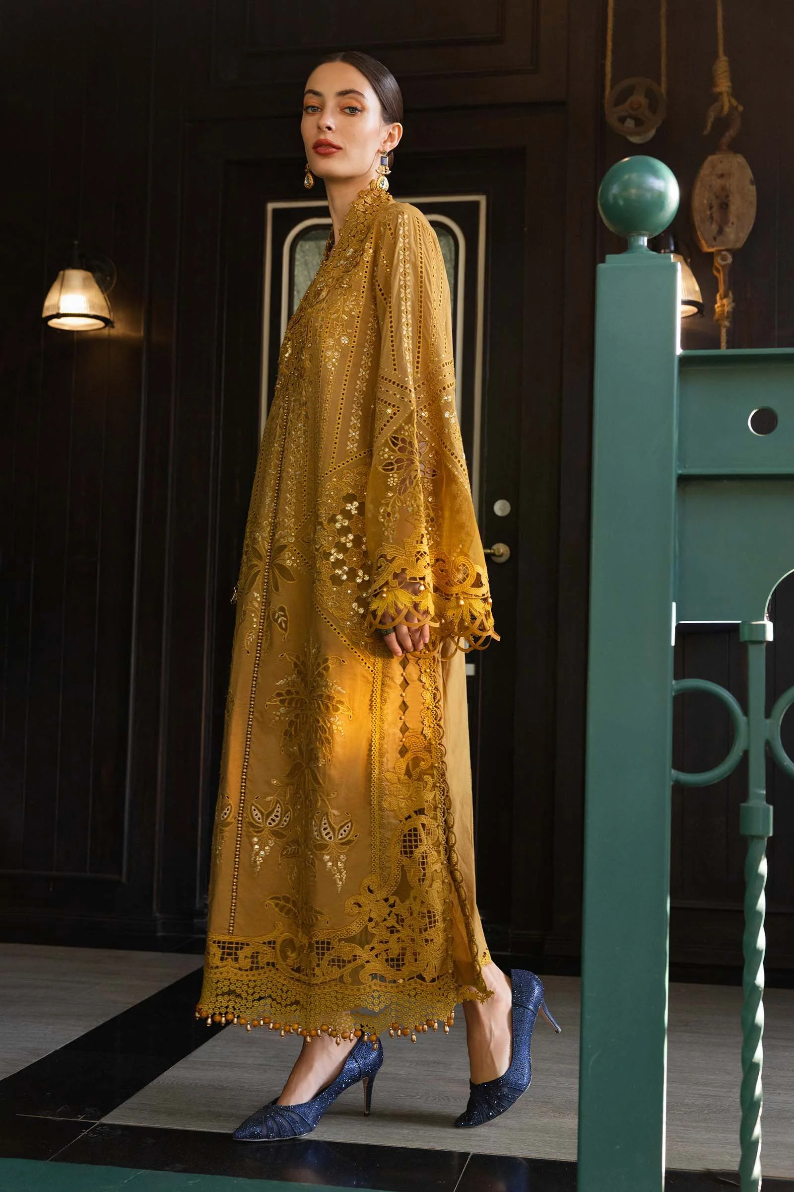 3 Piece Unstitched Embroidered Lawn Suit - Image 6