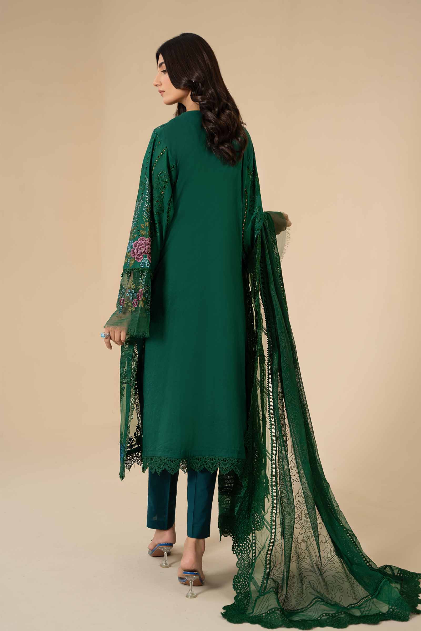 3 Piece Embroidered Lawn Suit | ELS-24-02 - Image 7