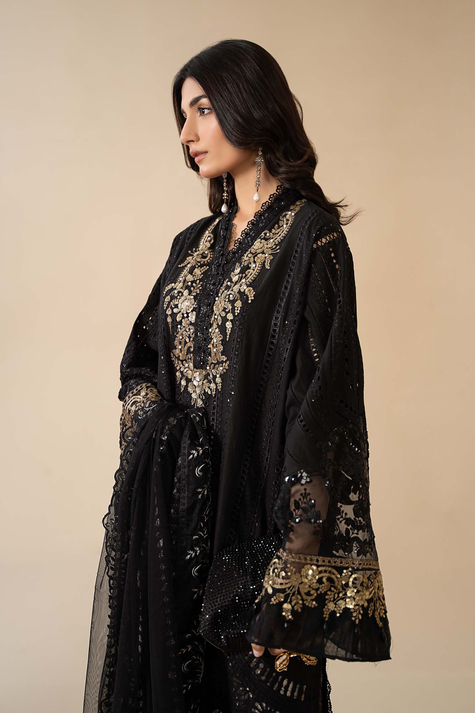 3 Piece Embroidered Lawn Suit | ELS-24-03 - Image 3