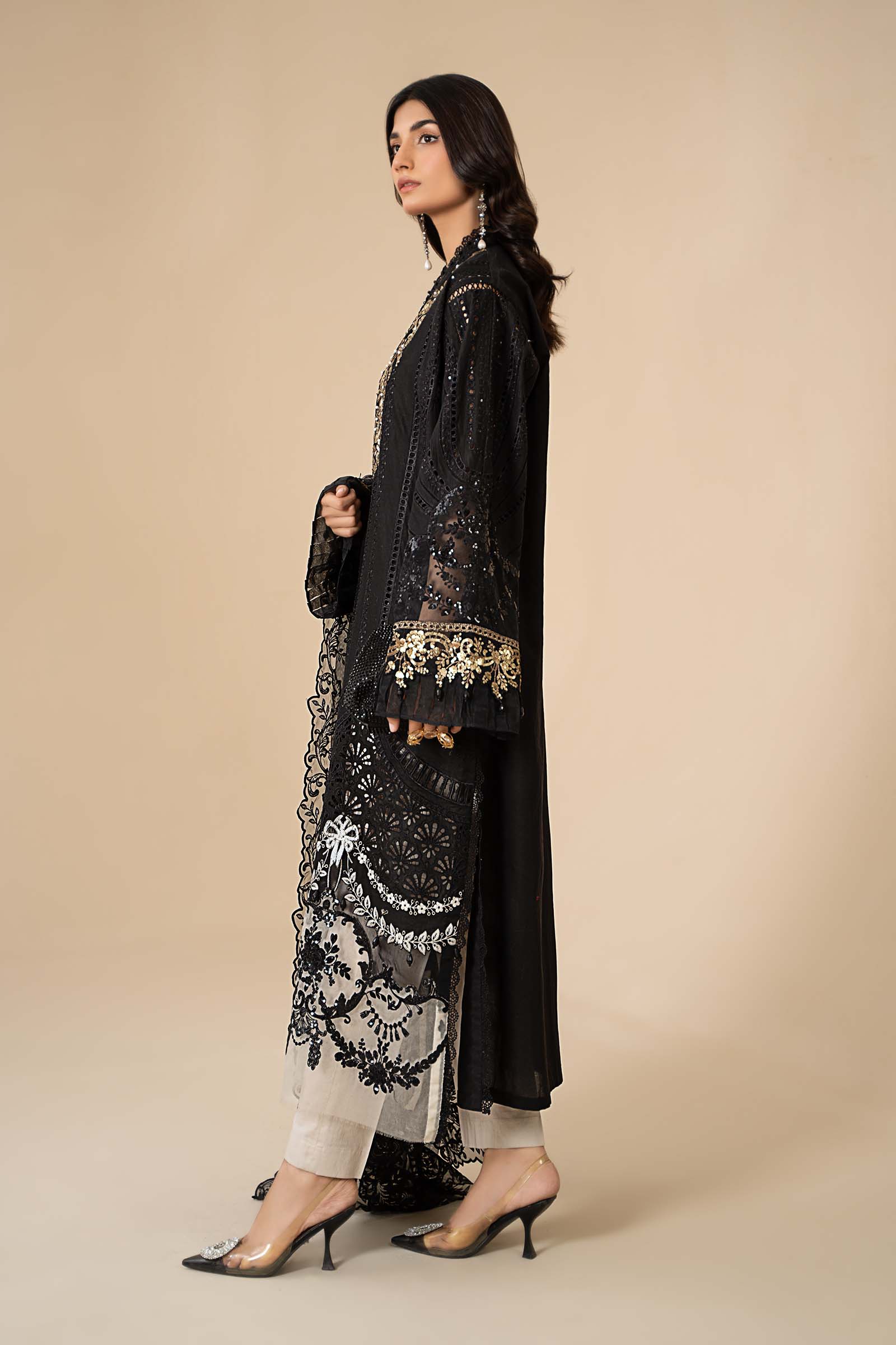 3 Piece Embroidered Lawn Suit | ELS-24-03 - Image 5