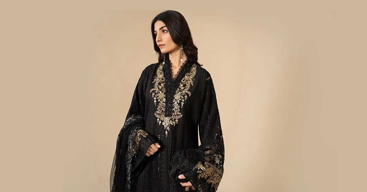 3 Piece Embroidered Lawn Suit | ELS-24-03 - Image 7