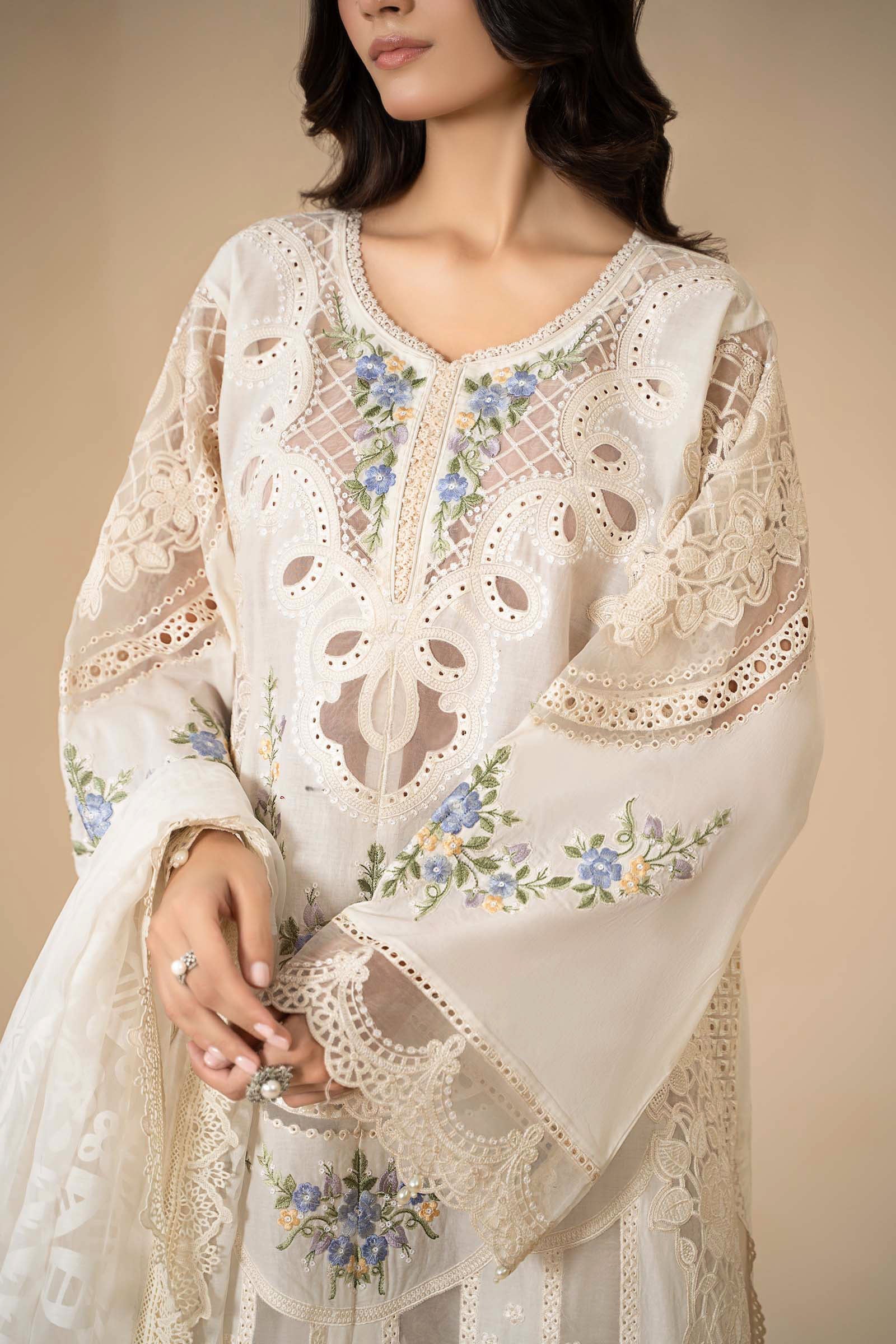 3 Piece Embroidered Lawn Suit | ELS-24-04 - Image 2