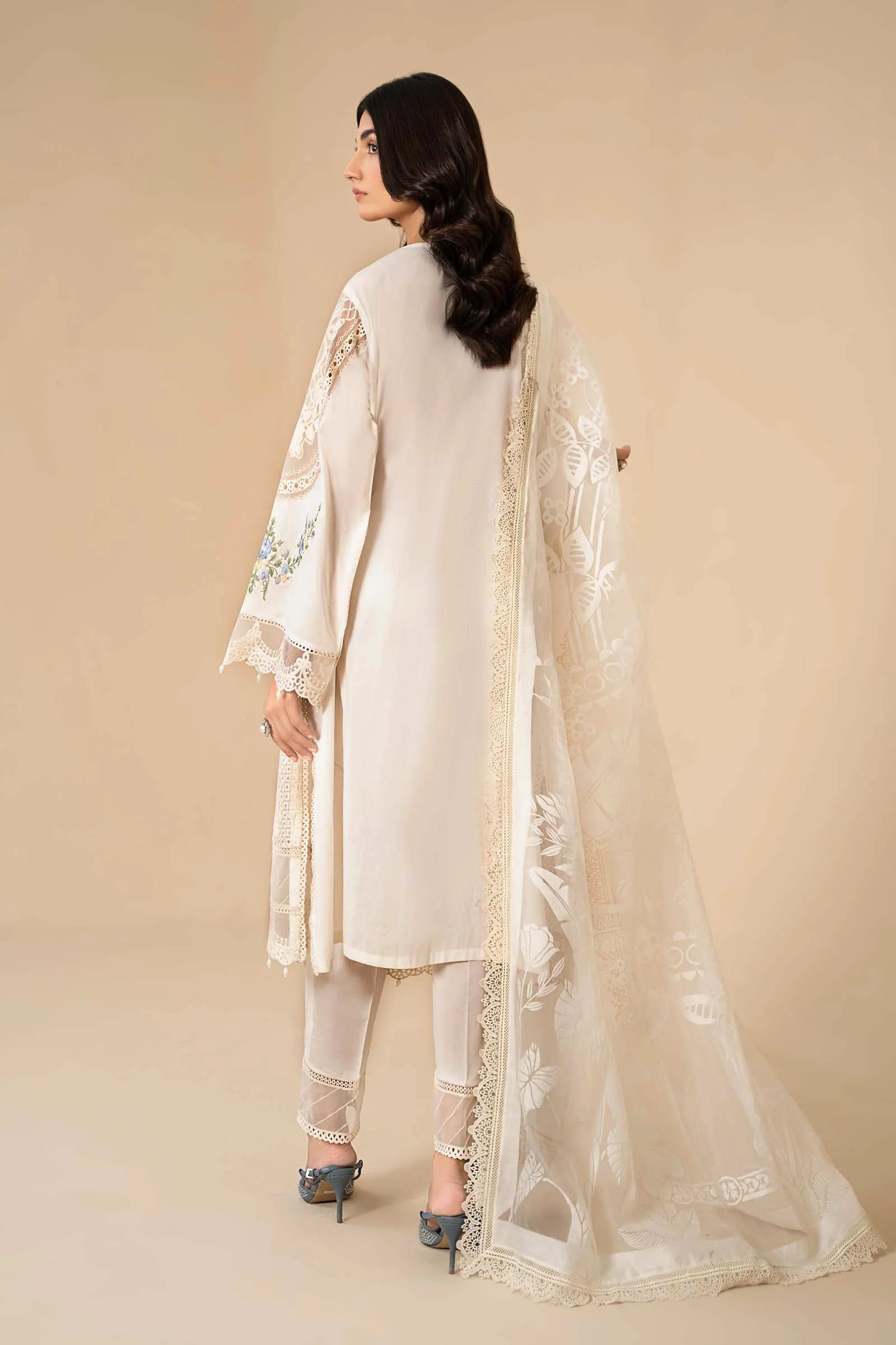 3 Piece Embroidered Lawn Suit | ELS-24-04 - Image 6