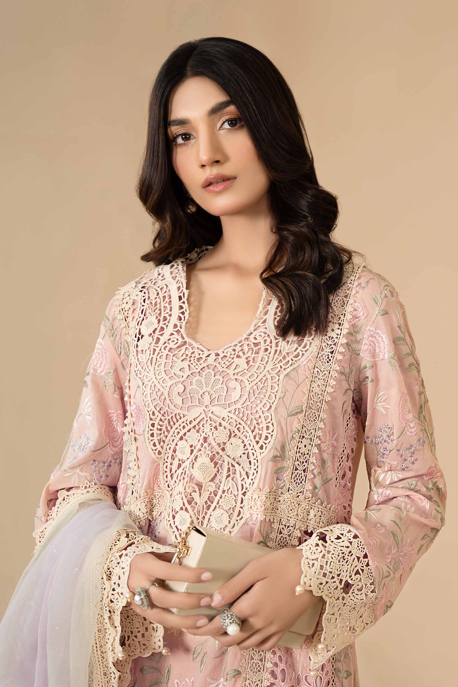 3 Piece Embroidered Lawn Suit | ELS-24-07 - Image 2