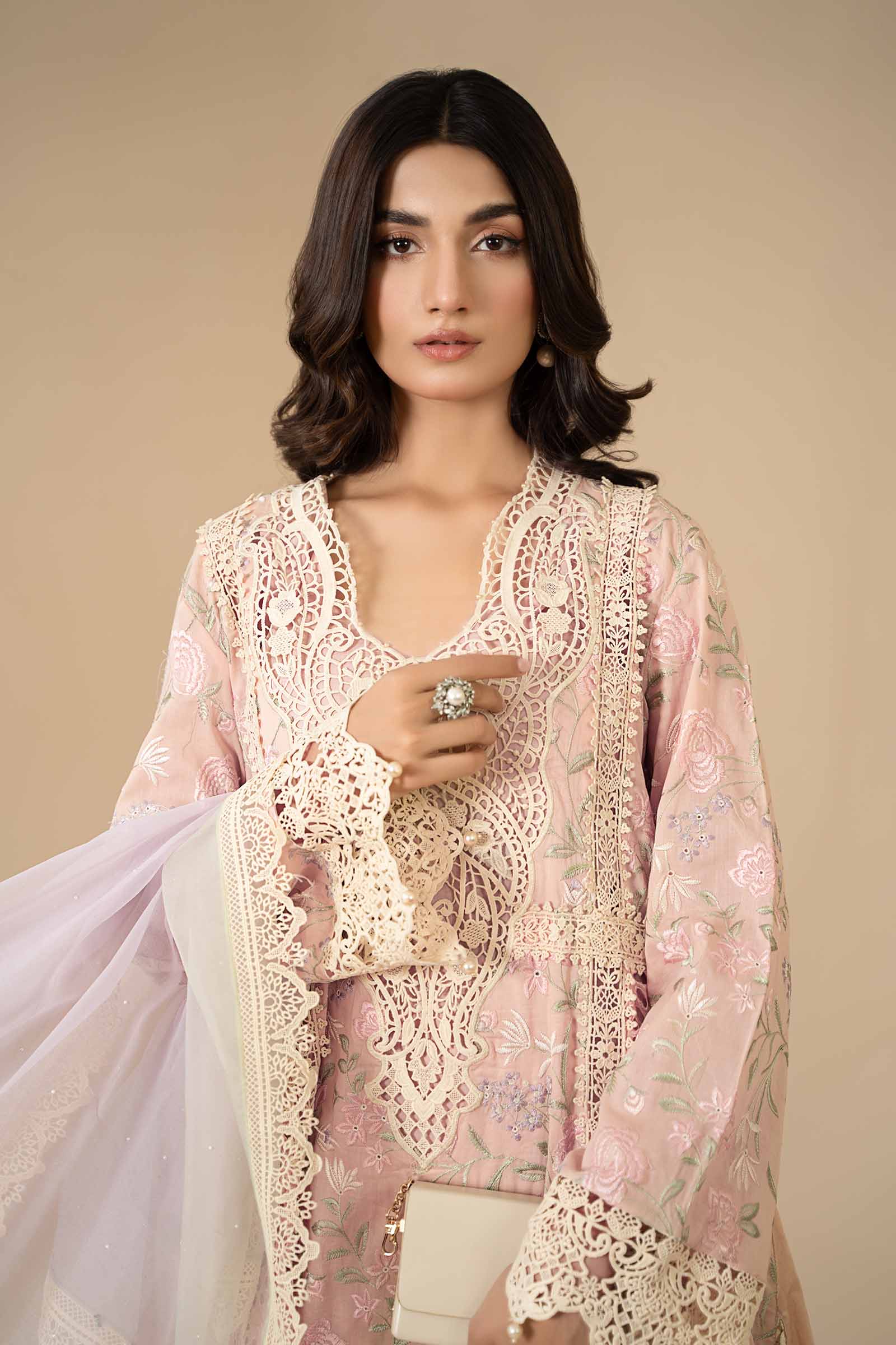 3 Piece Embroidered Lawn Suit | ELS-24-07 - Image 3