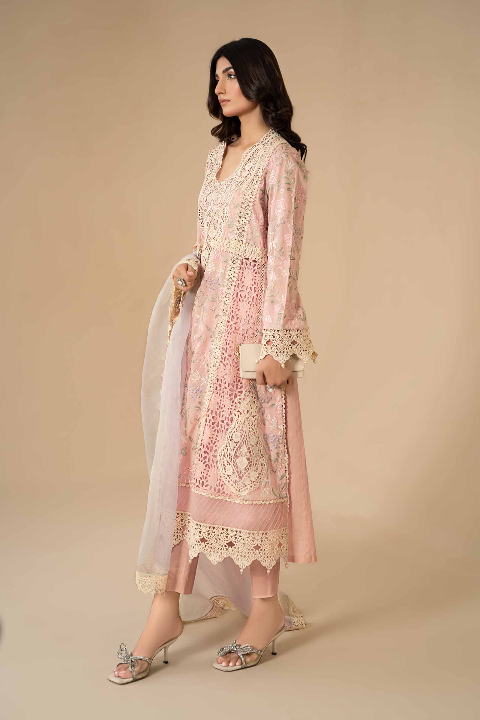 3 Piece Embroidered Lawn Suit | ELS-24-07 - Image 5