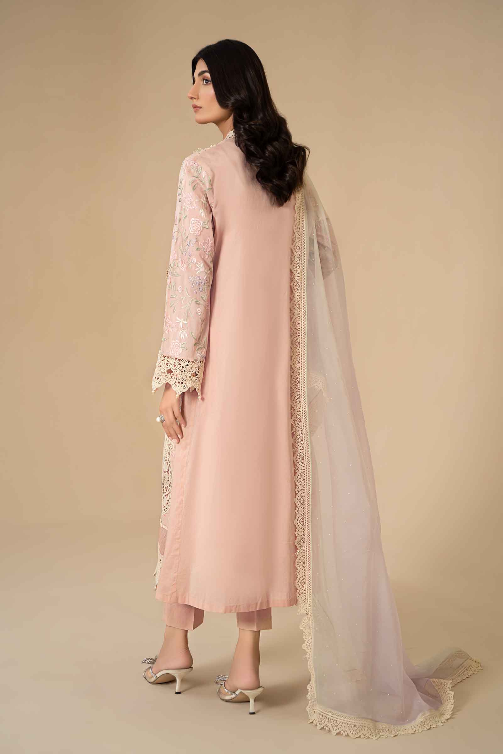 3 Piece Embroidered Lawn Suit | ELS-24-07 - Image 6