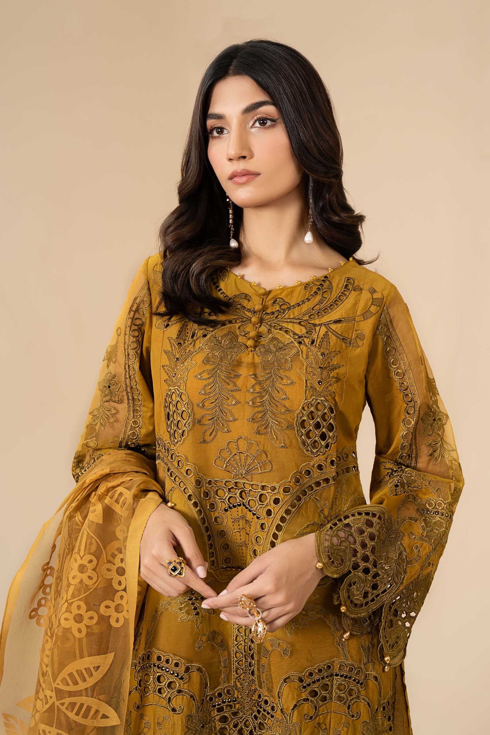 3 Piece Embroidered Lawn Suit | ELS-24-08 - Image 2