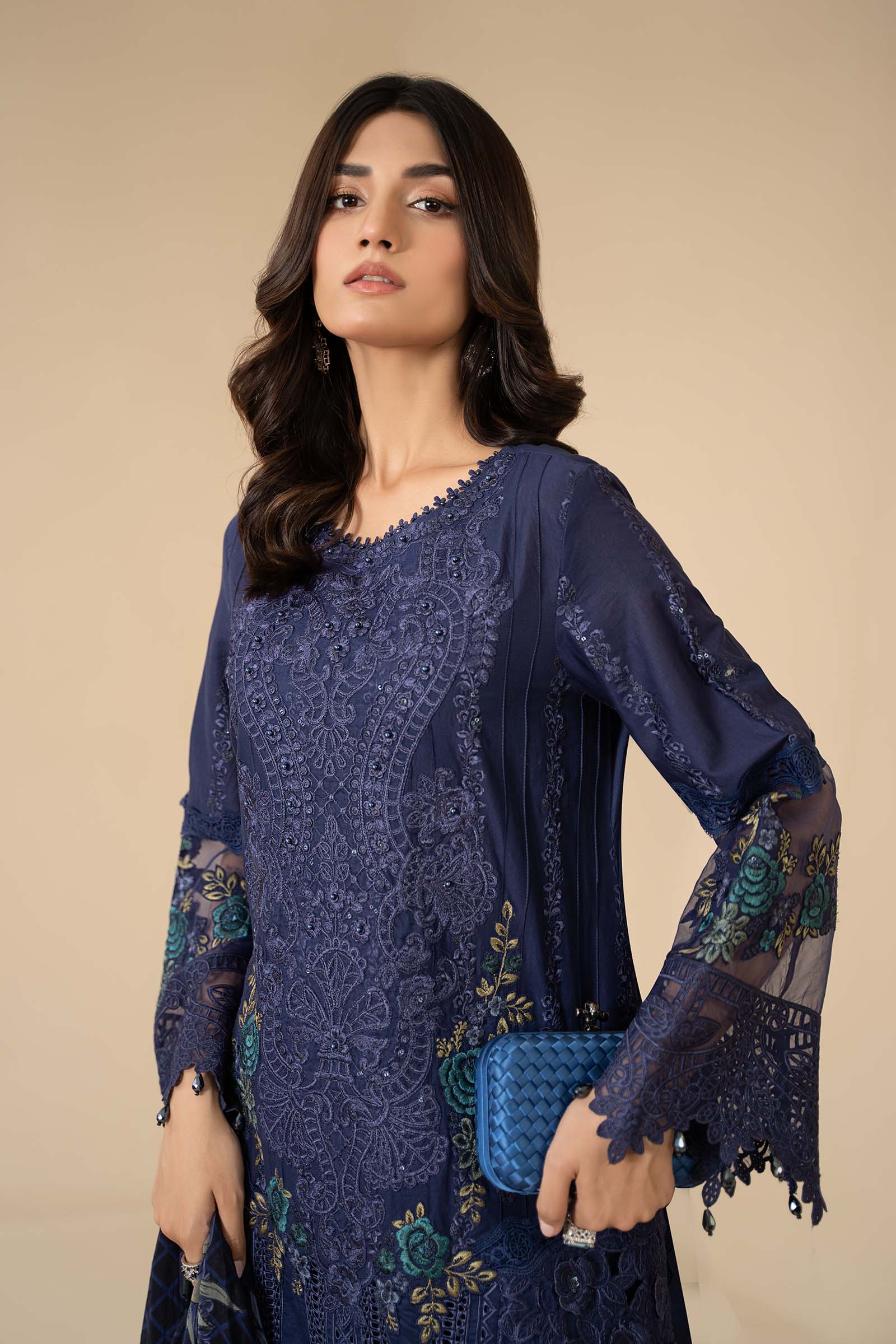 3 Piece Embroidered Lawn Suit | ELS-24-09 - Image 3