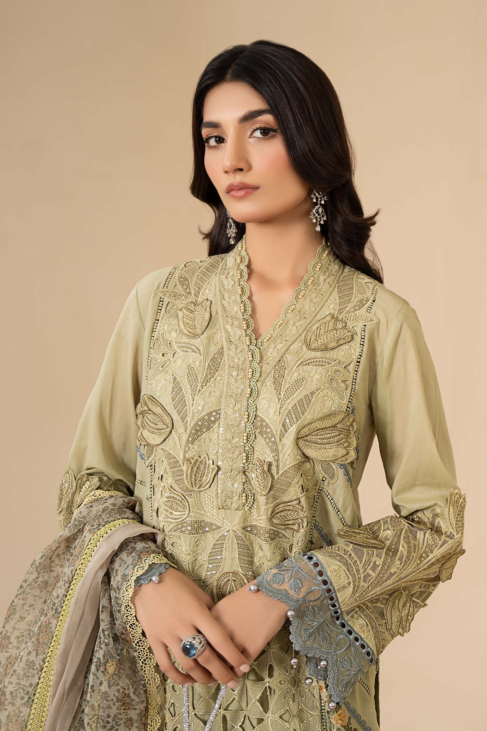 3 Piece Embroidered Lawn Suit | ELS-24-10 - Image 2