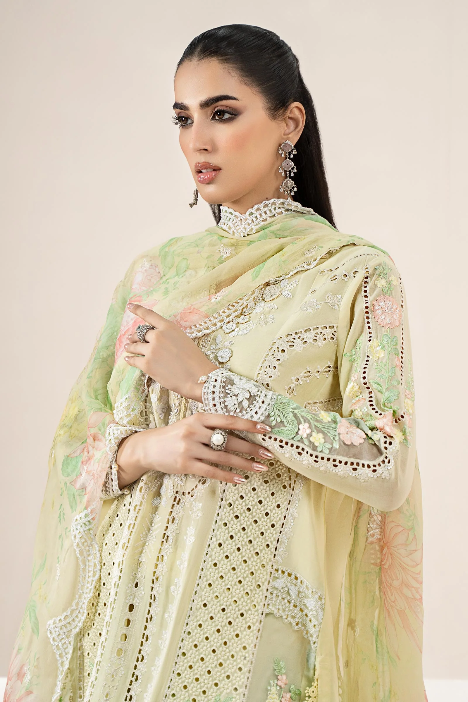 3 Piece Embroidered Lawn Suit | ELS-25-04 - Image 2