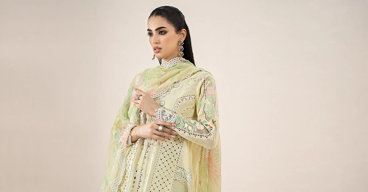 3 Piece Embroidered Lawn Suit | ELS-25-04 - Image 8
