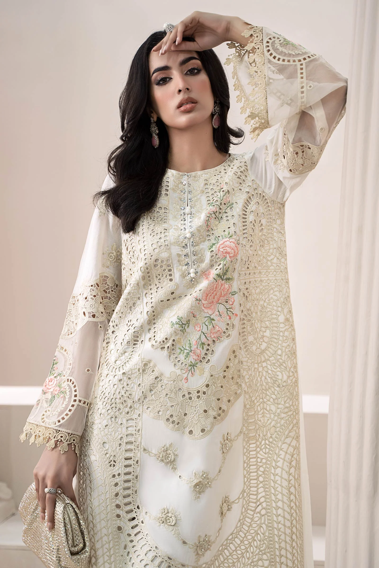 3 Piece Embroidered Lawn Suit | ELS-25-07 - Image 2