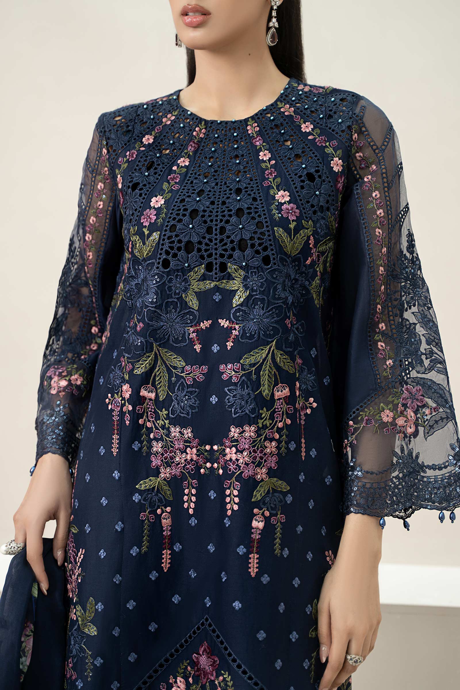 3 Piece Embroidered Lawn Suit | ELS-25-10 - Image 3