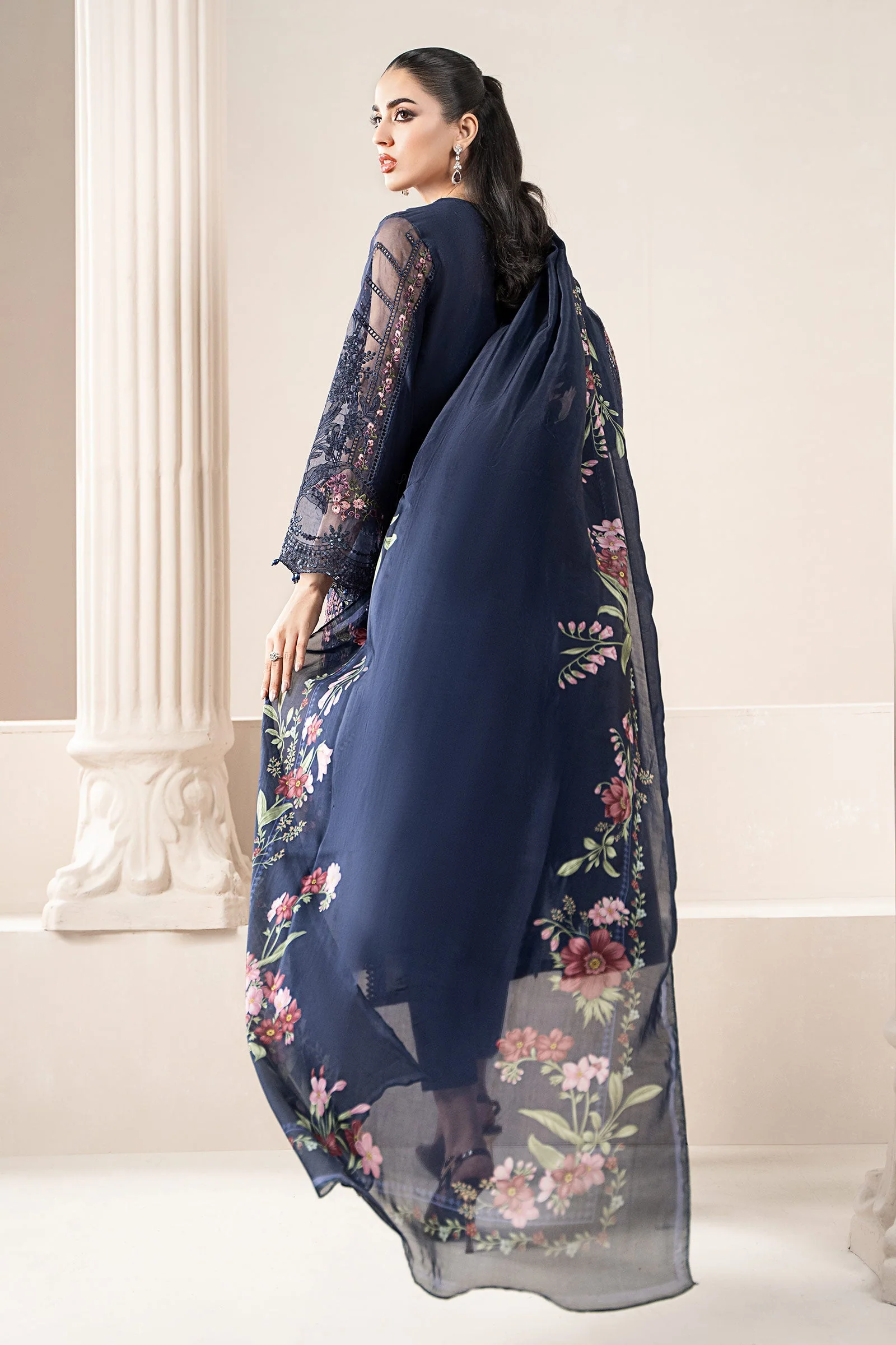 3 Piece Embroidered Lawn Suit | ELS-25-10 - Image 6