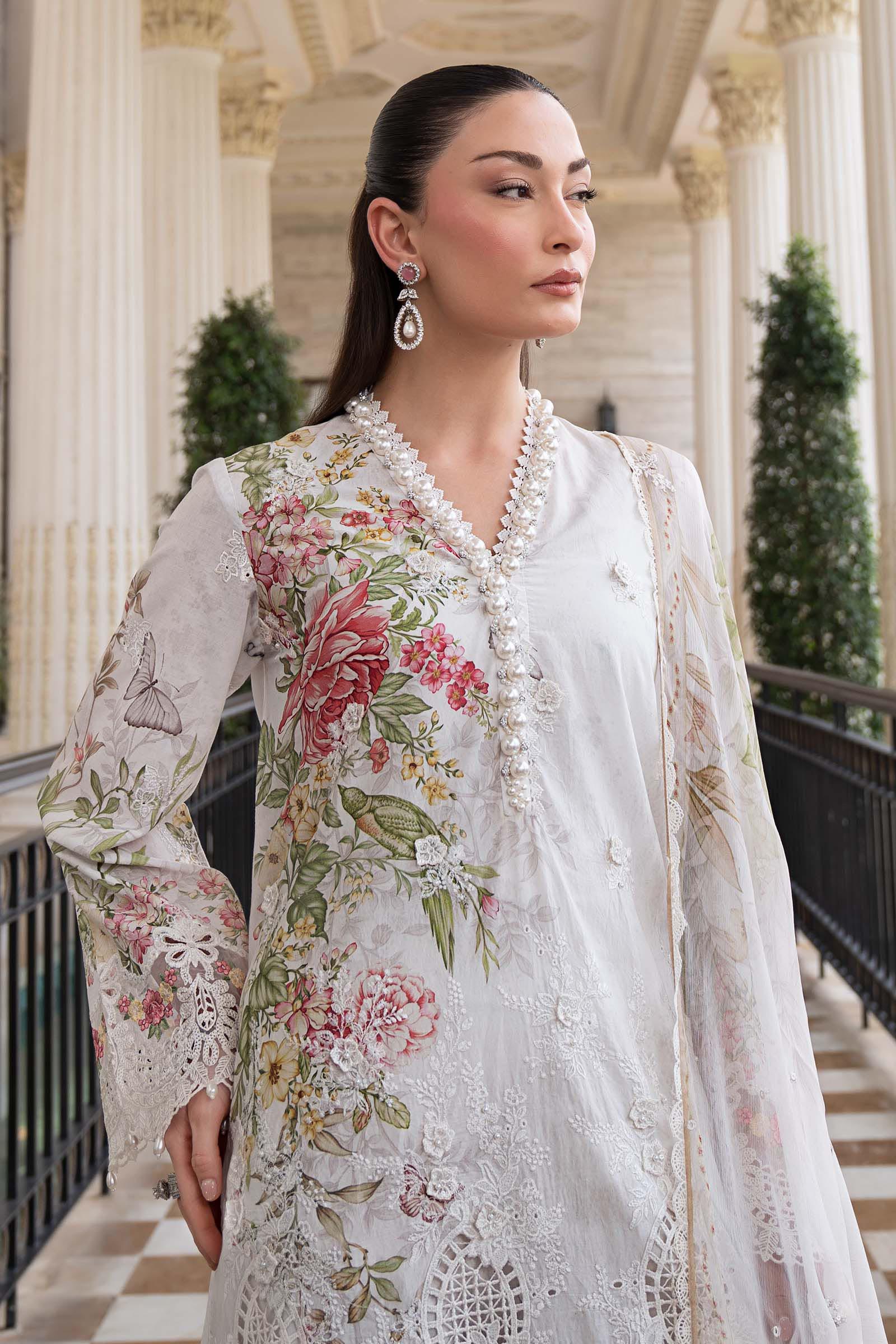 3 Piece Embroidered Lawn Suit - Image 2