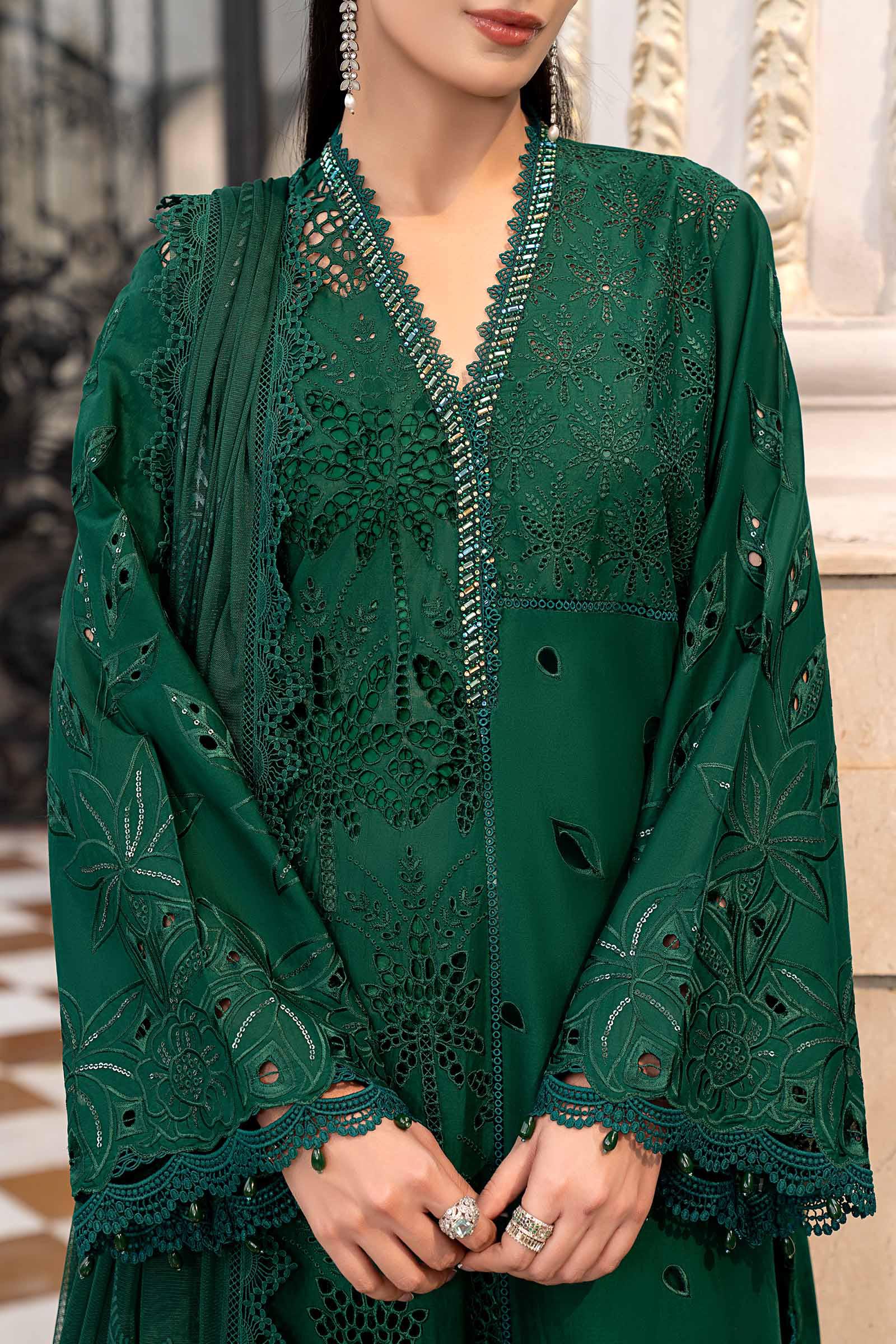 3 Piece Embroidered Lawn Suit - Image 6