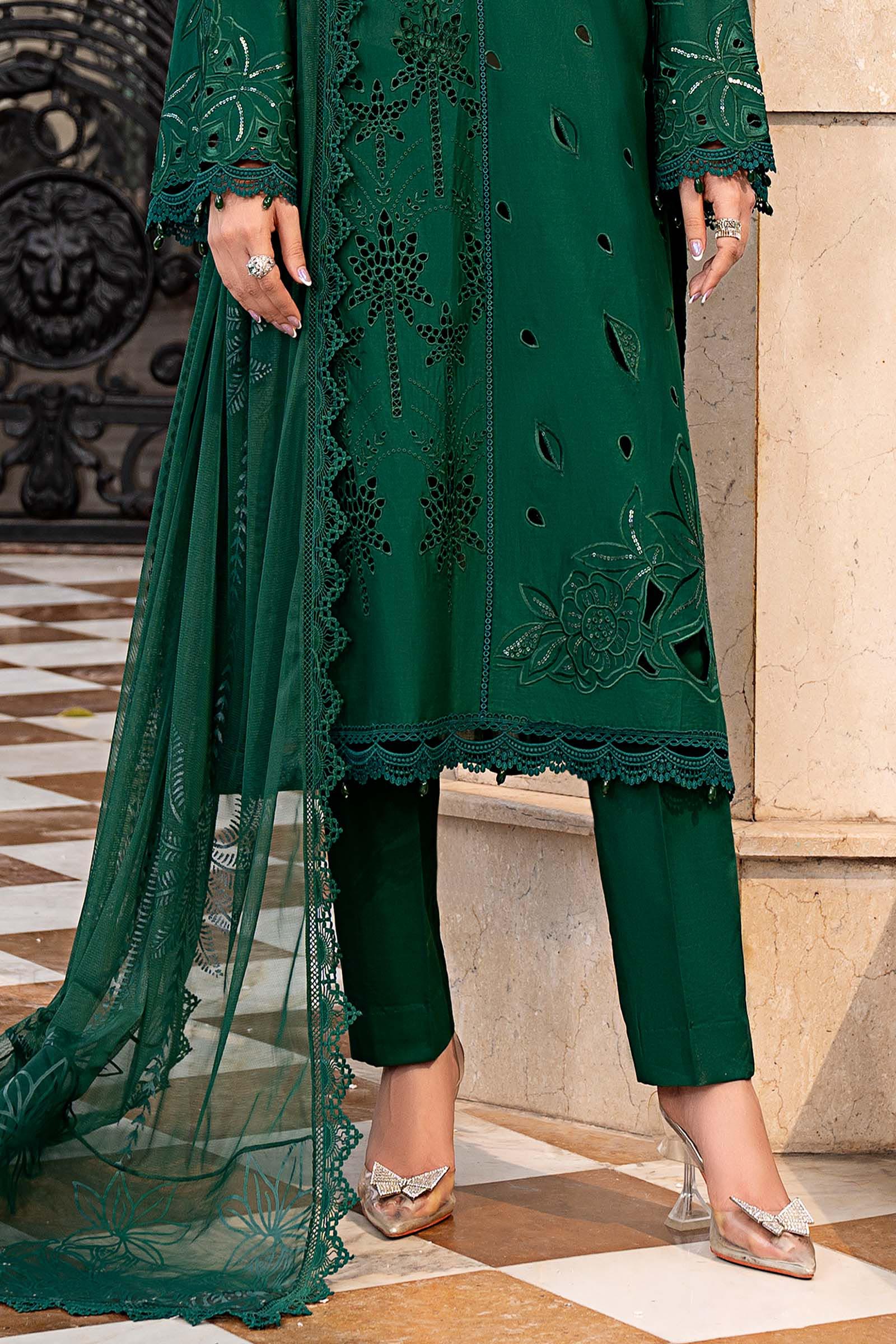 3 Piece Embroidered Lawn Suit - Image 8