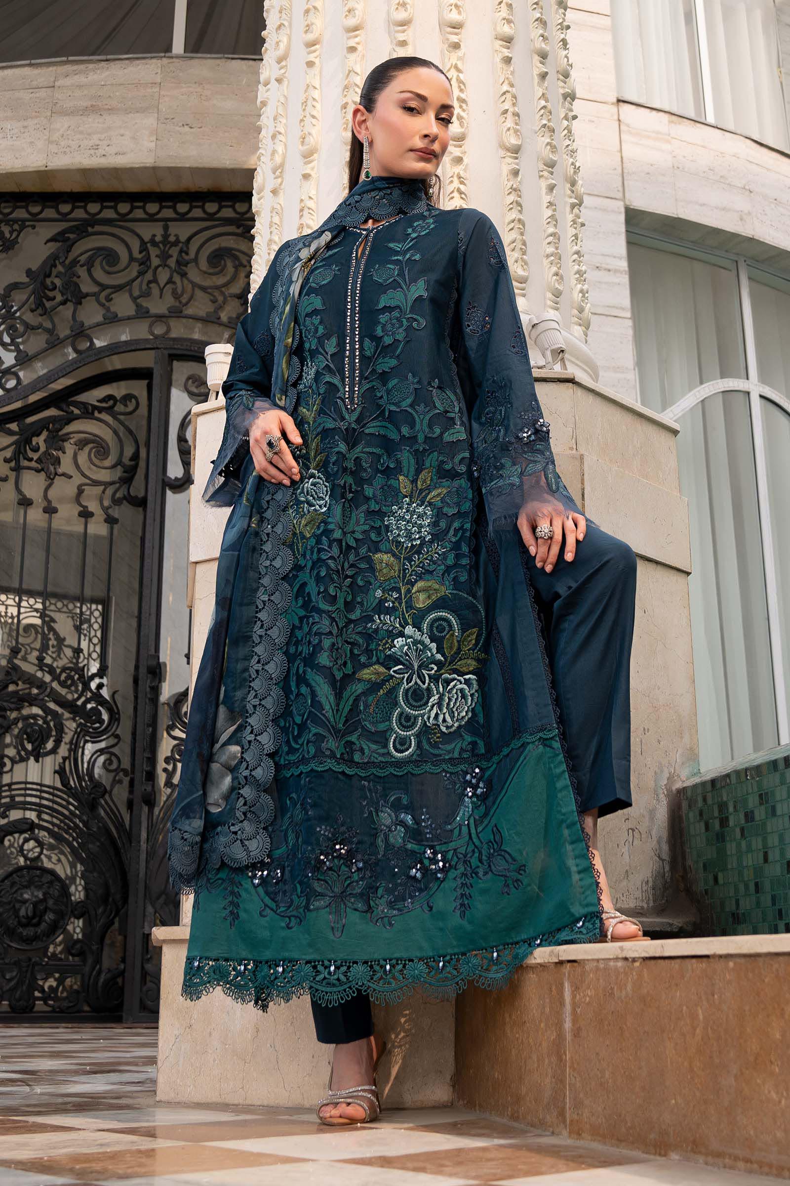 3 Piece Embroidered Lawn Suit - Image 4