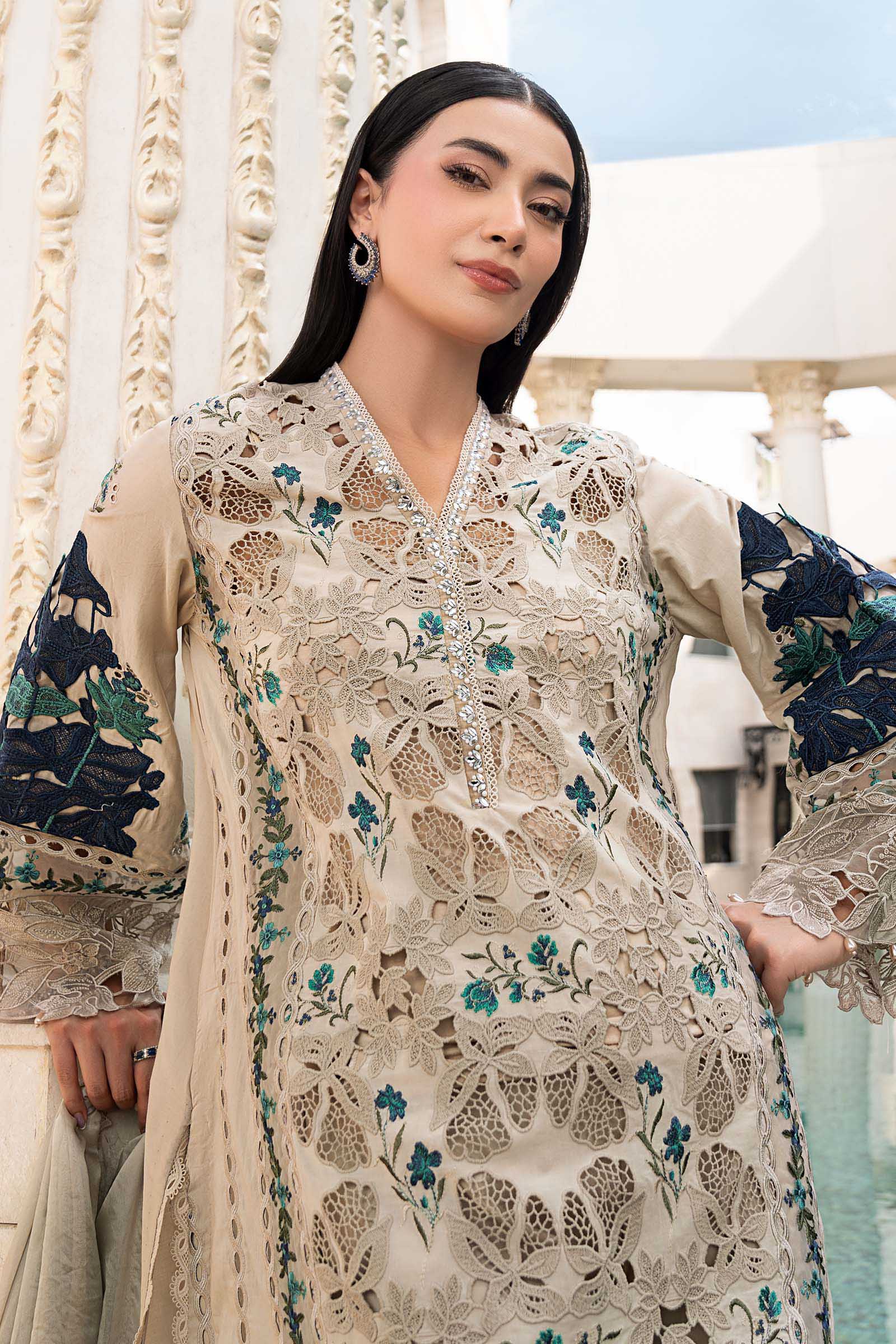 3 Piece Embroidered Lawn Suit - Image 3