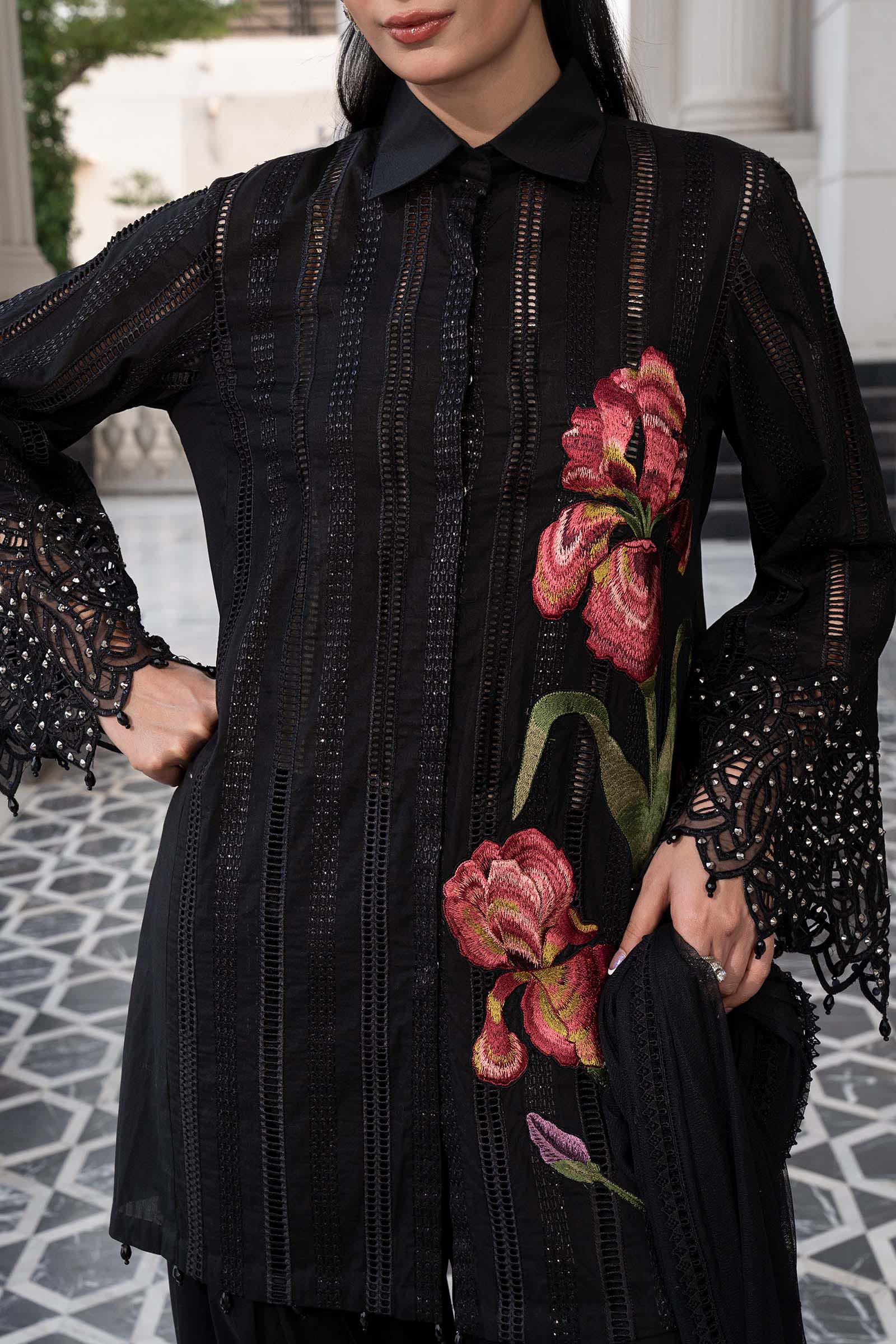 3 Piece Embroidered Lawn Suit - Image 9
