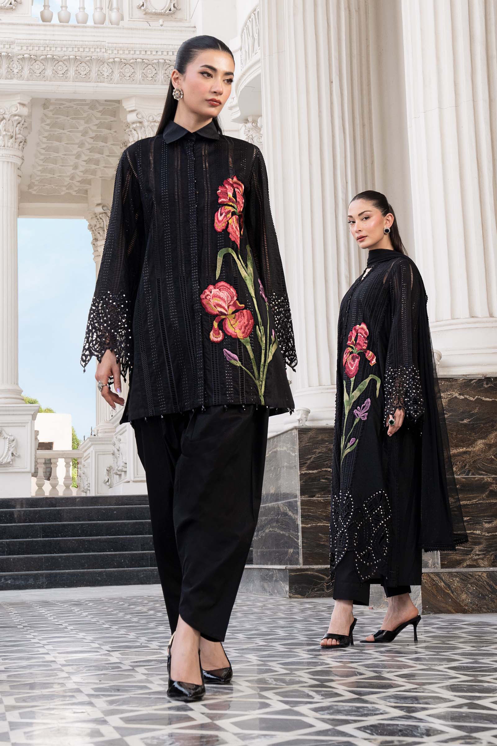 3 Piece Embroidered Lawn Suit - Image 3
