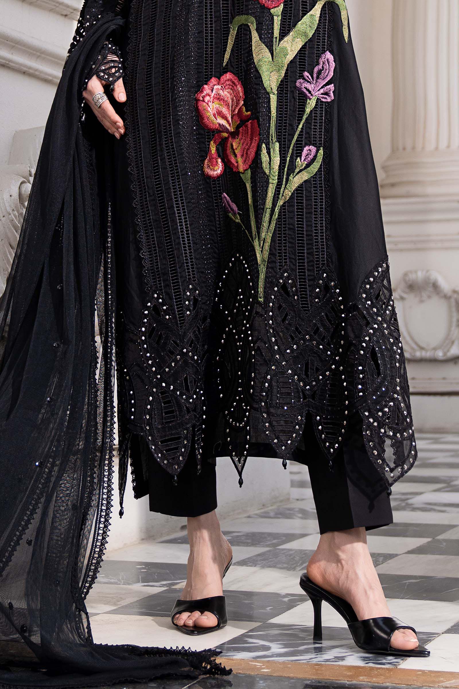 3 Piece Embroidered Lawn Suit - Image 9